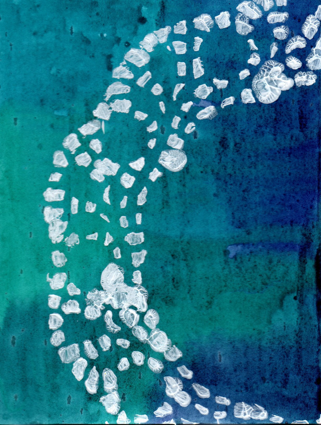 Hand Painted Greeting Cards: 5-pack