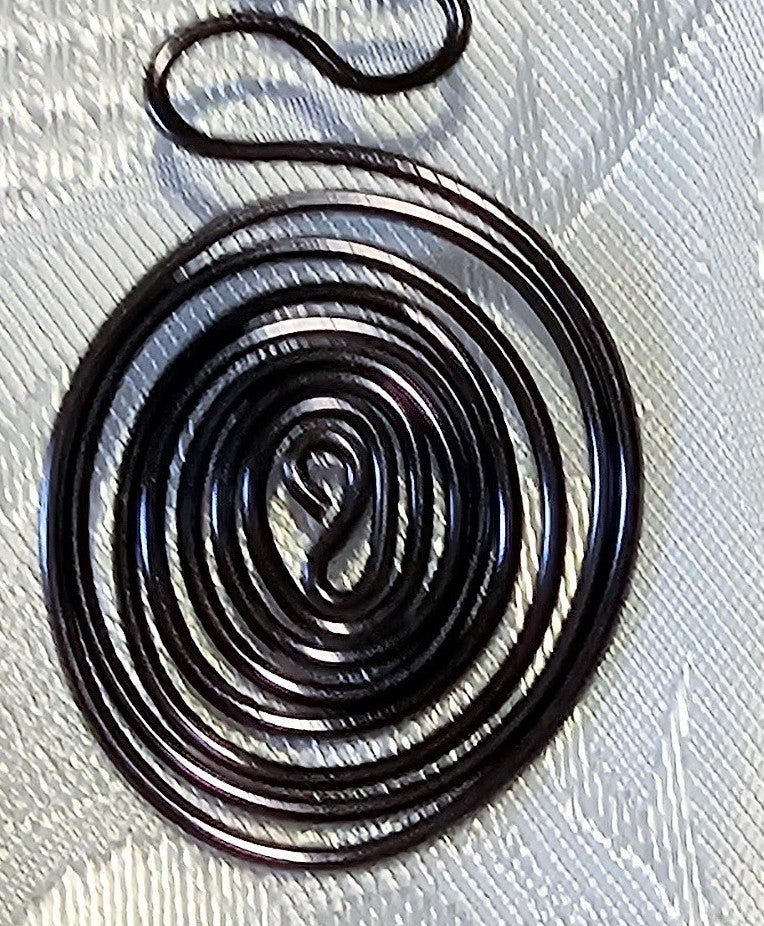 Handmade Black Wirework Pendant FREE POST