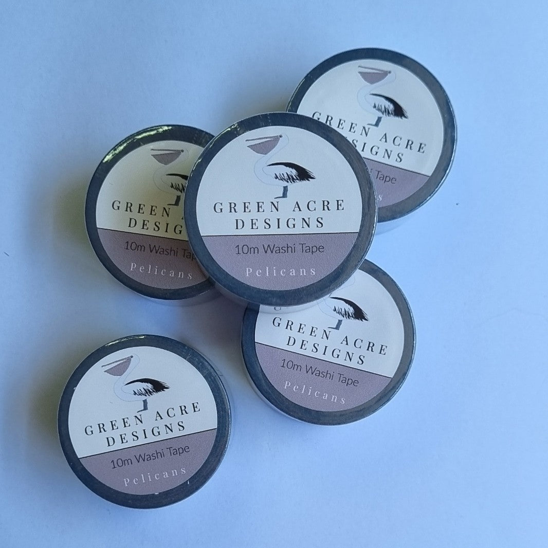 Australian Pelican Beach River Bird Washi Tape