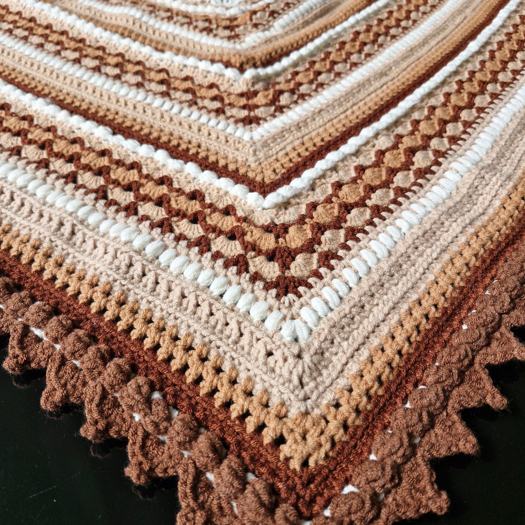 Lovely little chocolate snuggle blanket