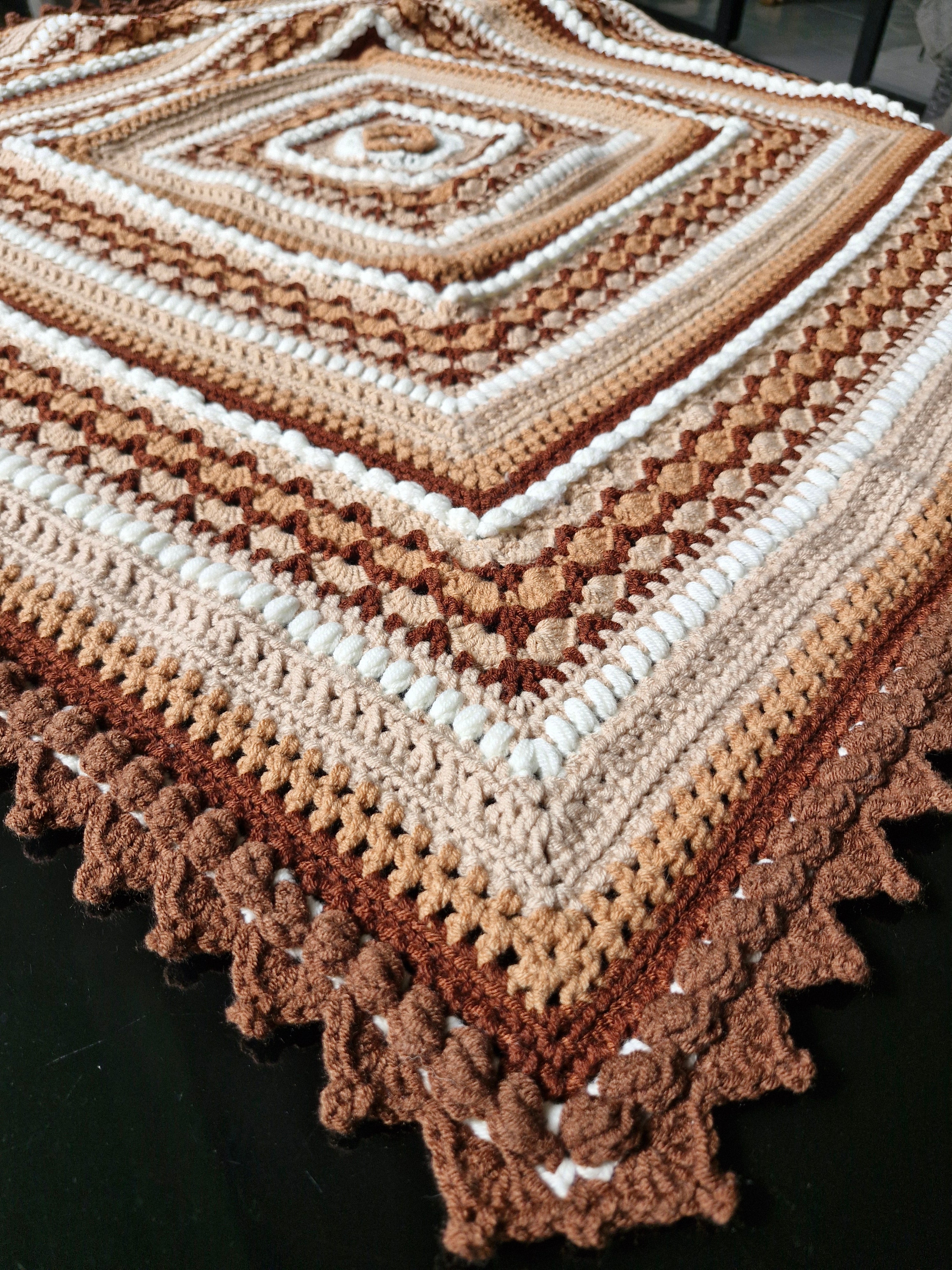 Lovely little chocolate snuggle blanket