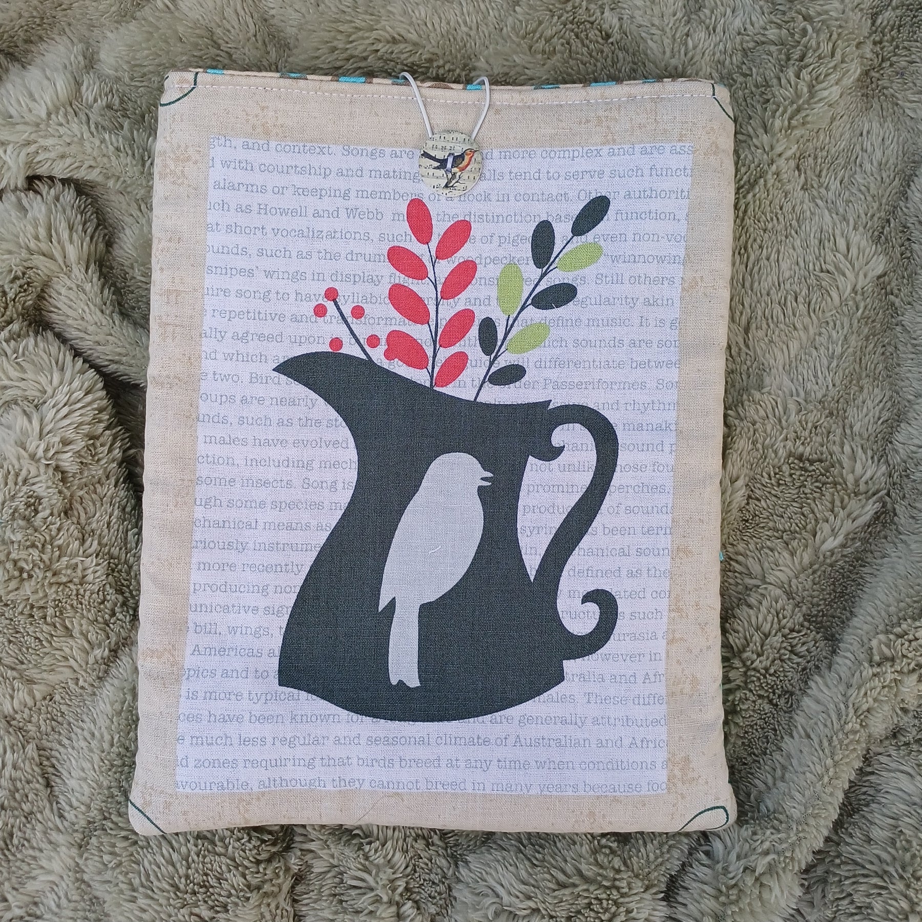 Bird Design Book Sleeve for Small Paperback & A5 Notebooks
