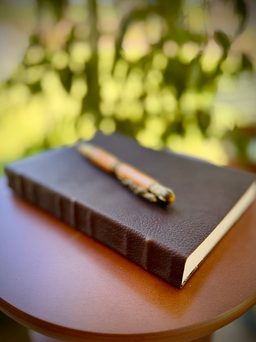 Soul Weaver's Field Book - A5 Brown Leather Journal