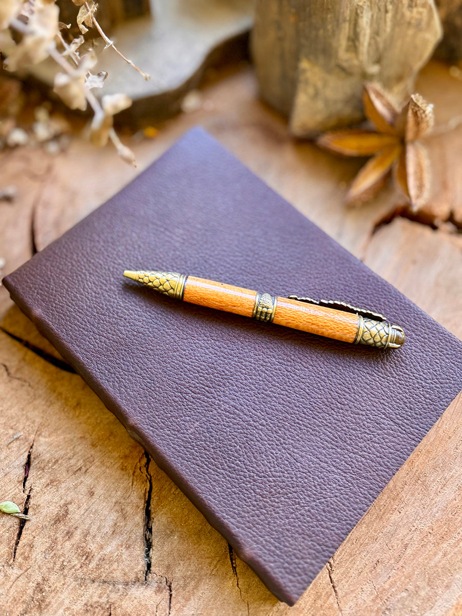 Soul Weaver's Field Book - A5 Brown Leather Journal