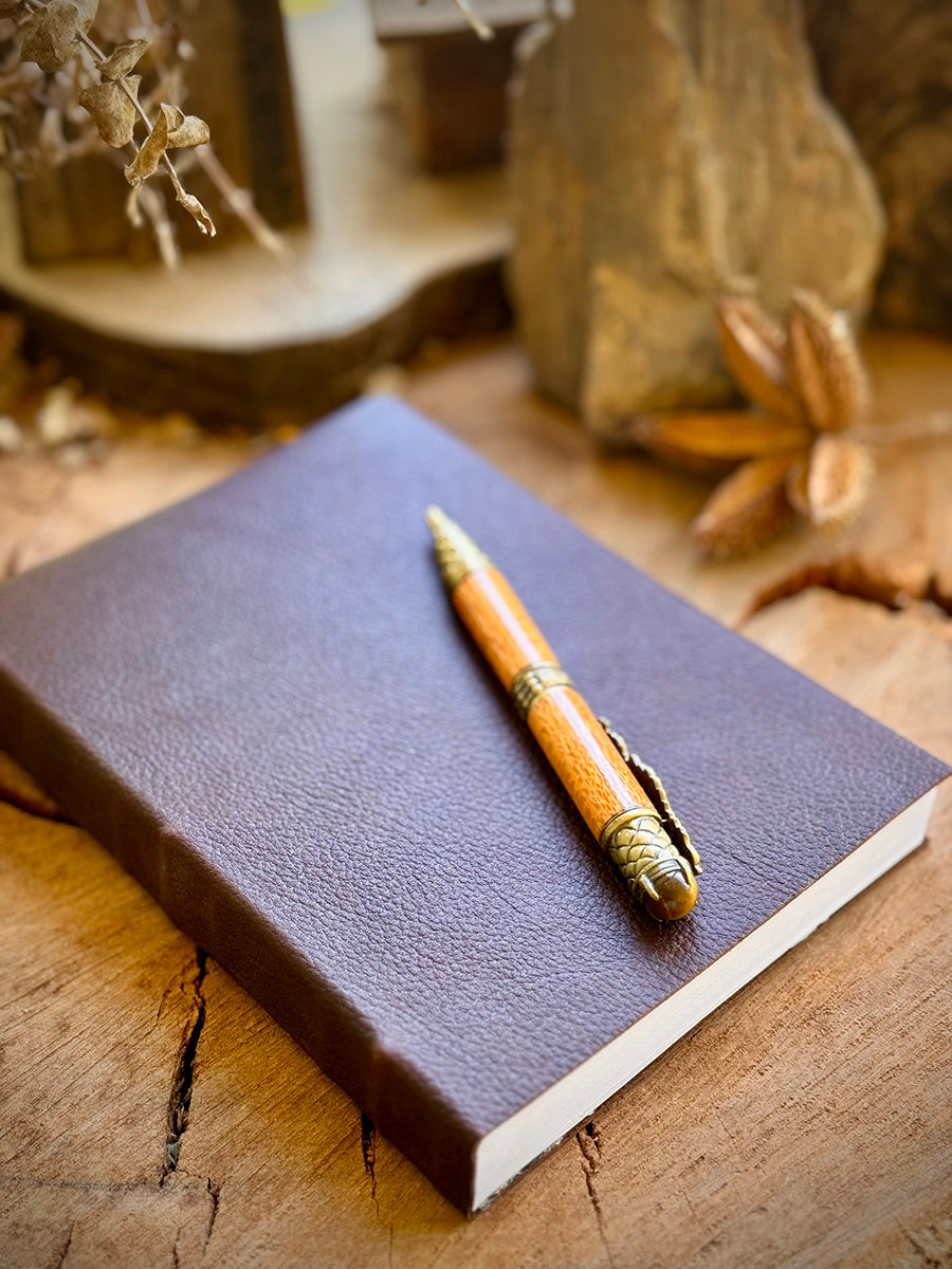 Soul Weaver's Field Book - A5 Brown Leather Journal