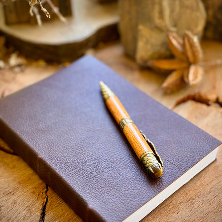 Soul Weaver's Field Book - A5 Brown Leather Journal