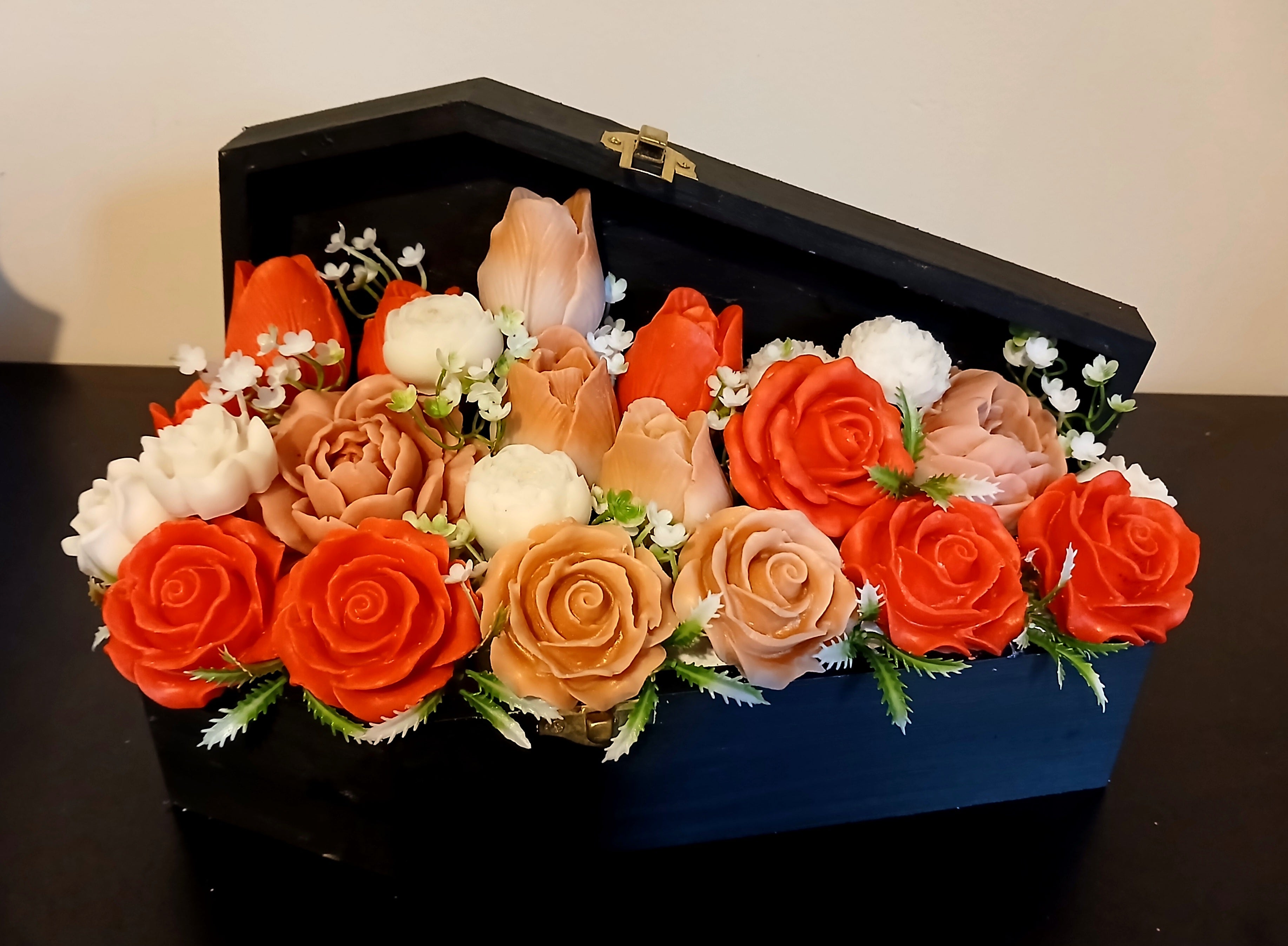 Coffin Bouquet Sea Salt & Driftwood