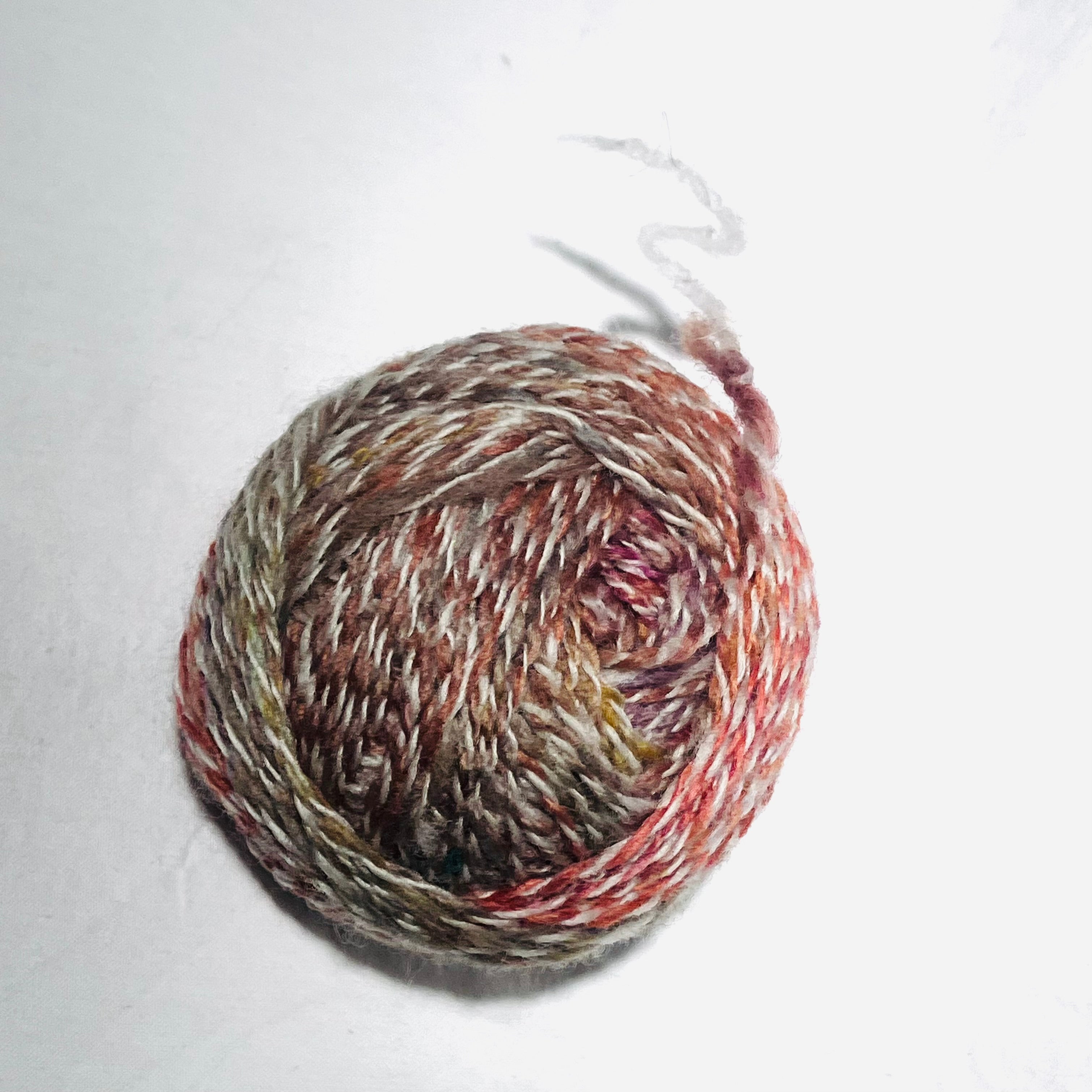 Mohair wool blend yarn