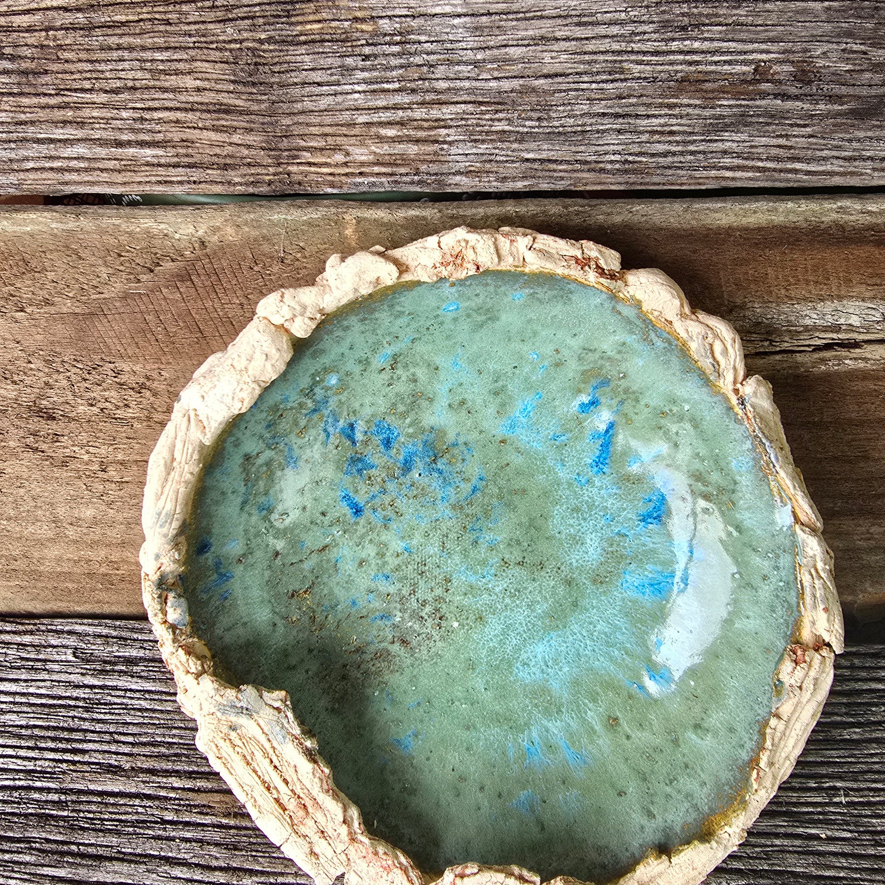 Wild clay bowl
