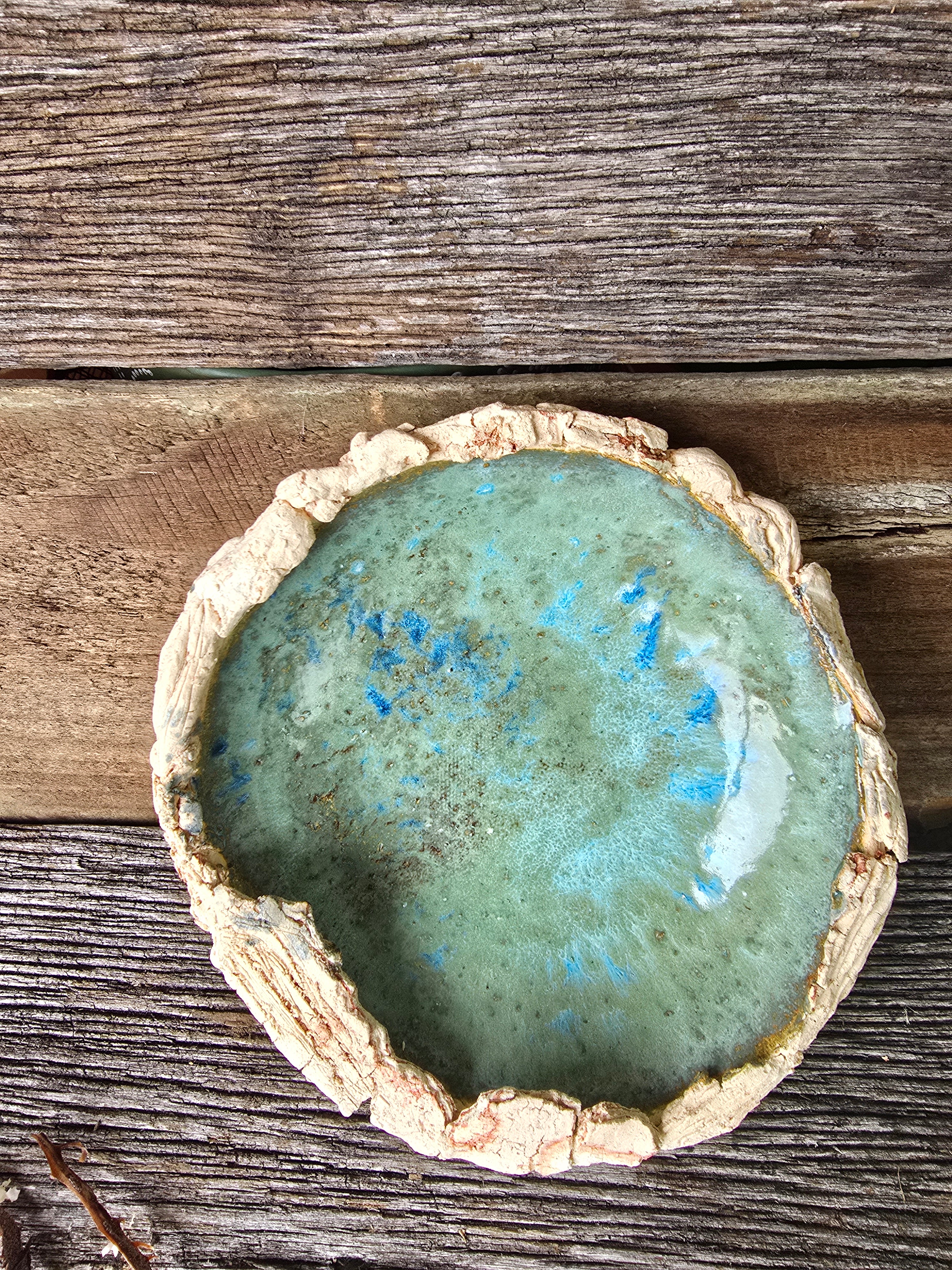 Wild clay bowl