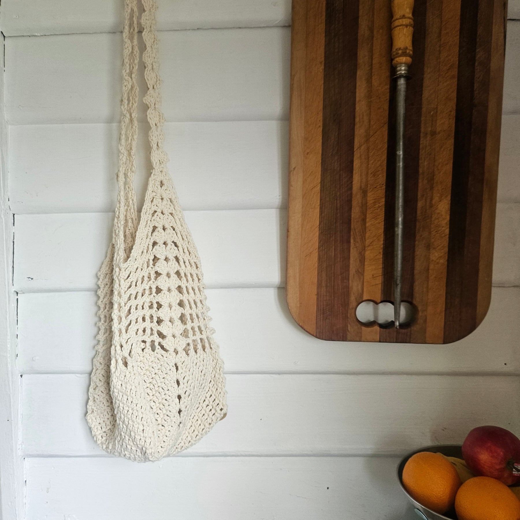 Farmhouse Crochet Market Bag