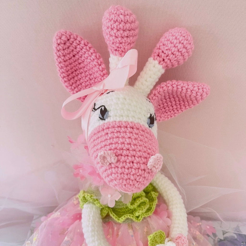 Handmade Crochet Giraffes, Sister Crochet Giraffes