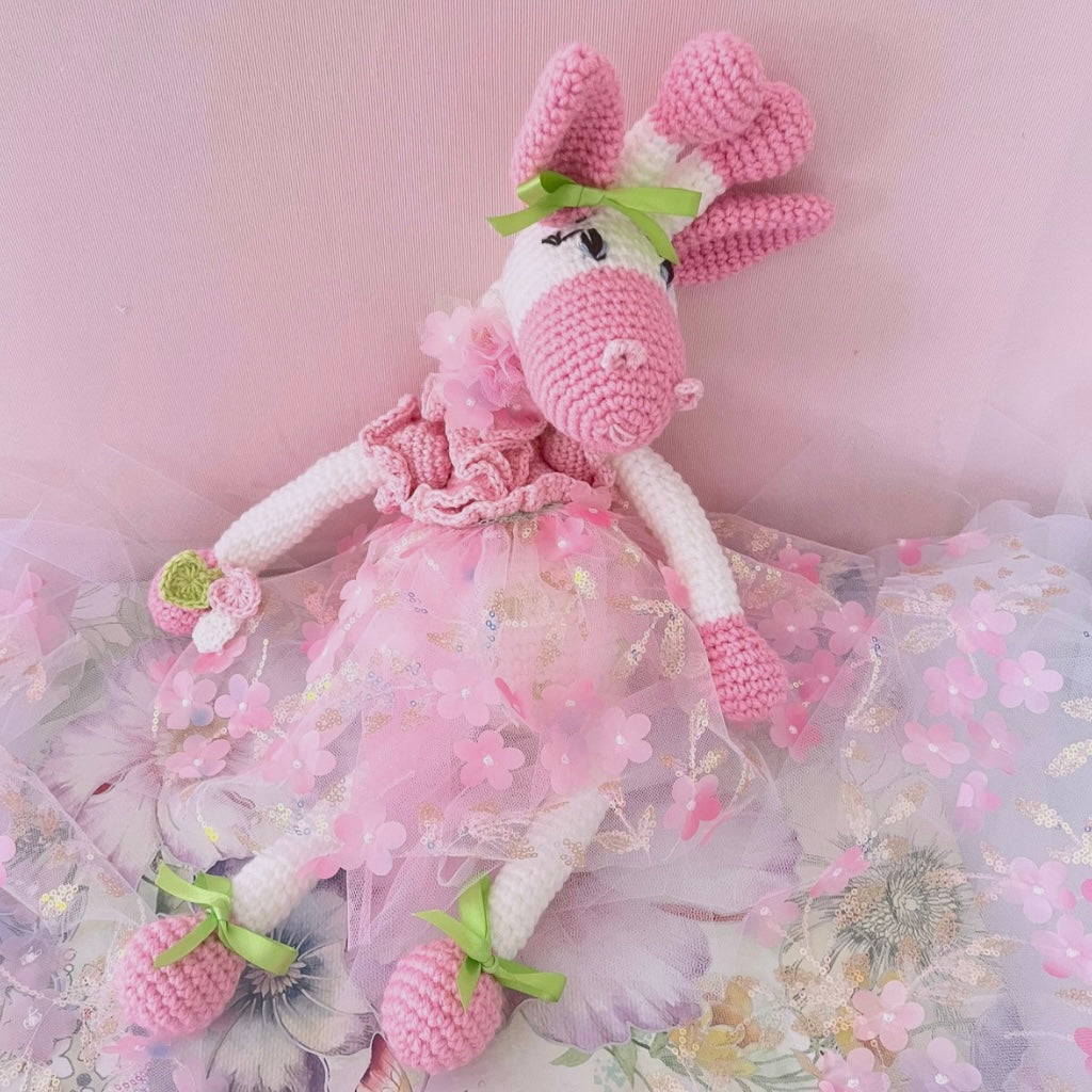 Handmade Crochet Giraffes, Sister Crochet Giraffes