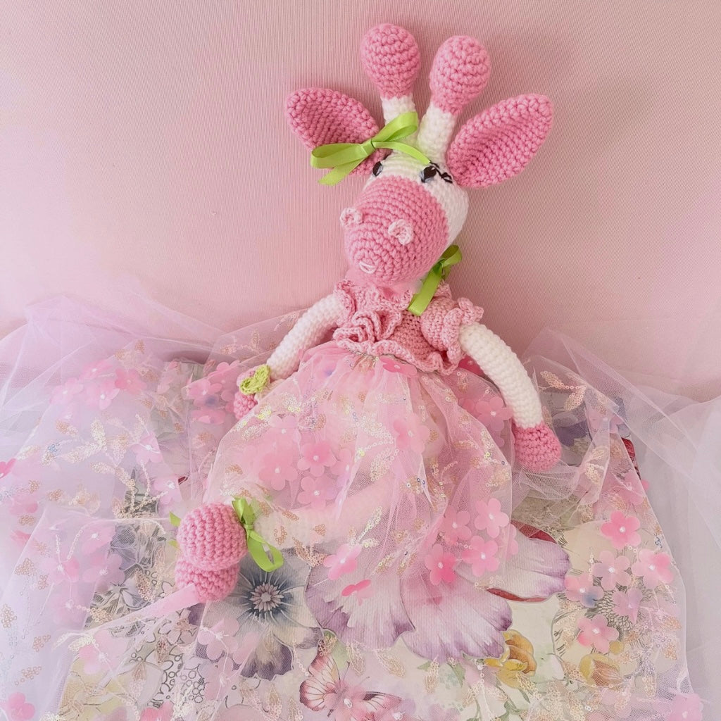 Handmade Crochet Giraffes, Sister Crochet Giraffes