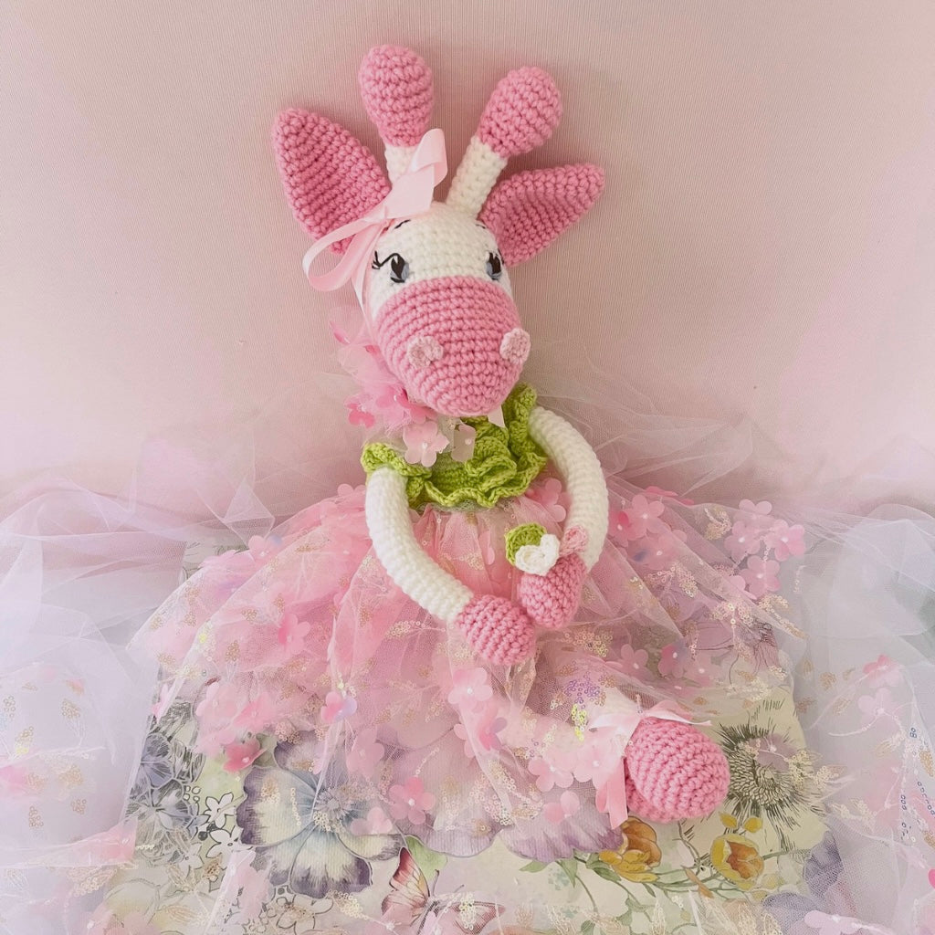 Handmade Crochet Giraffes, Sister Crochet Giraffes