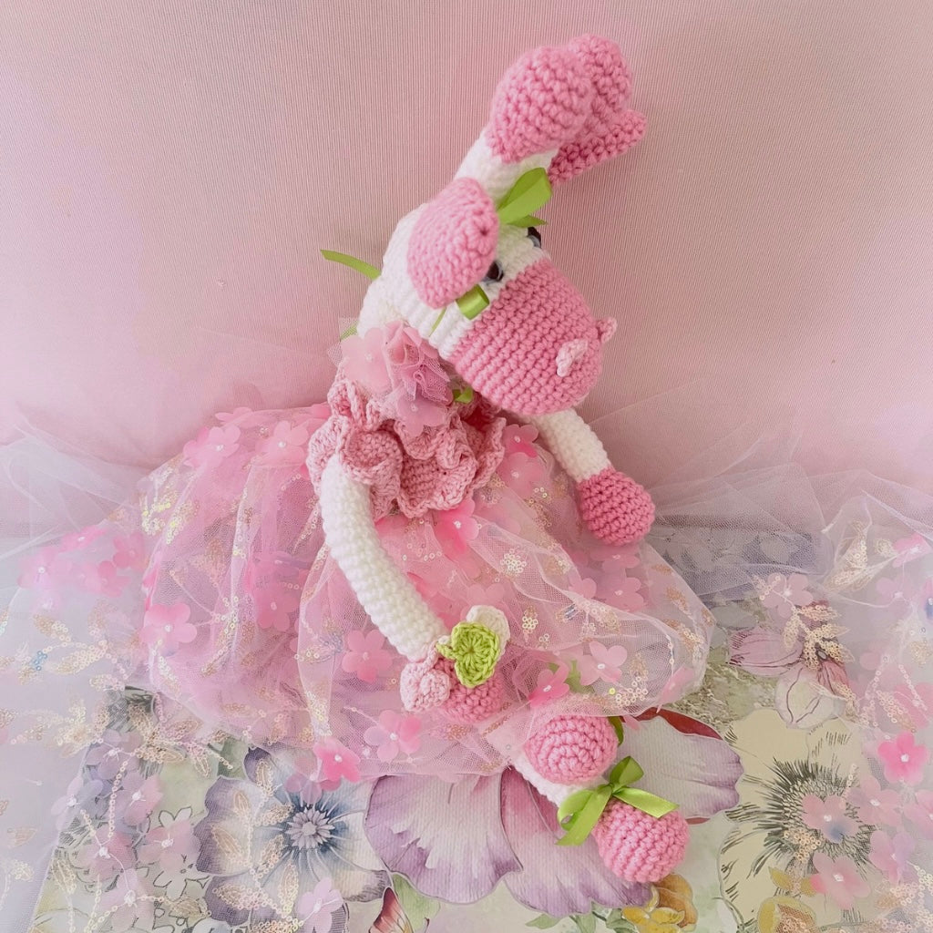 Handmade Crochet Giraffes, Sister Crochet Giraffes