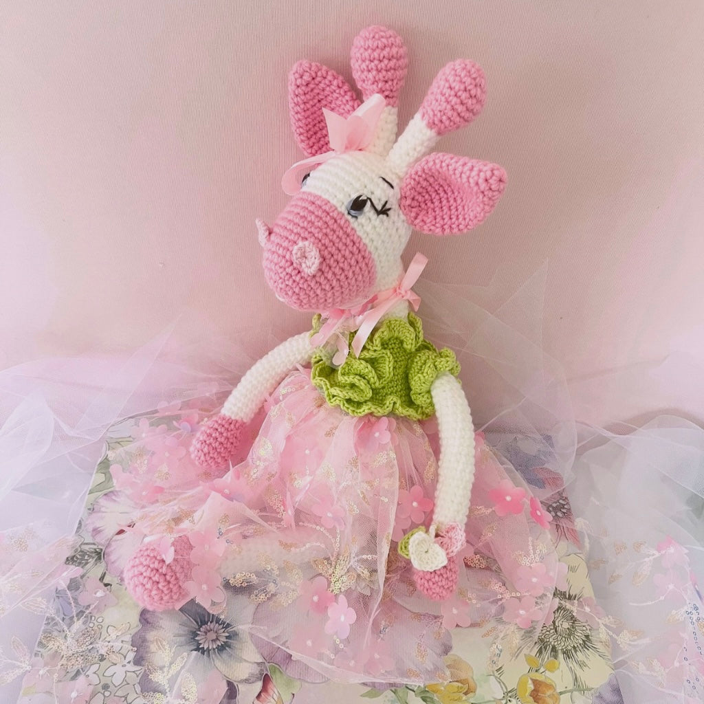 Handmade Crochet Giraffes, Sister Crochet Giraffes