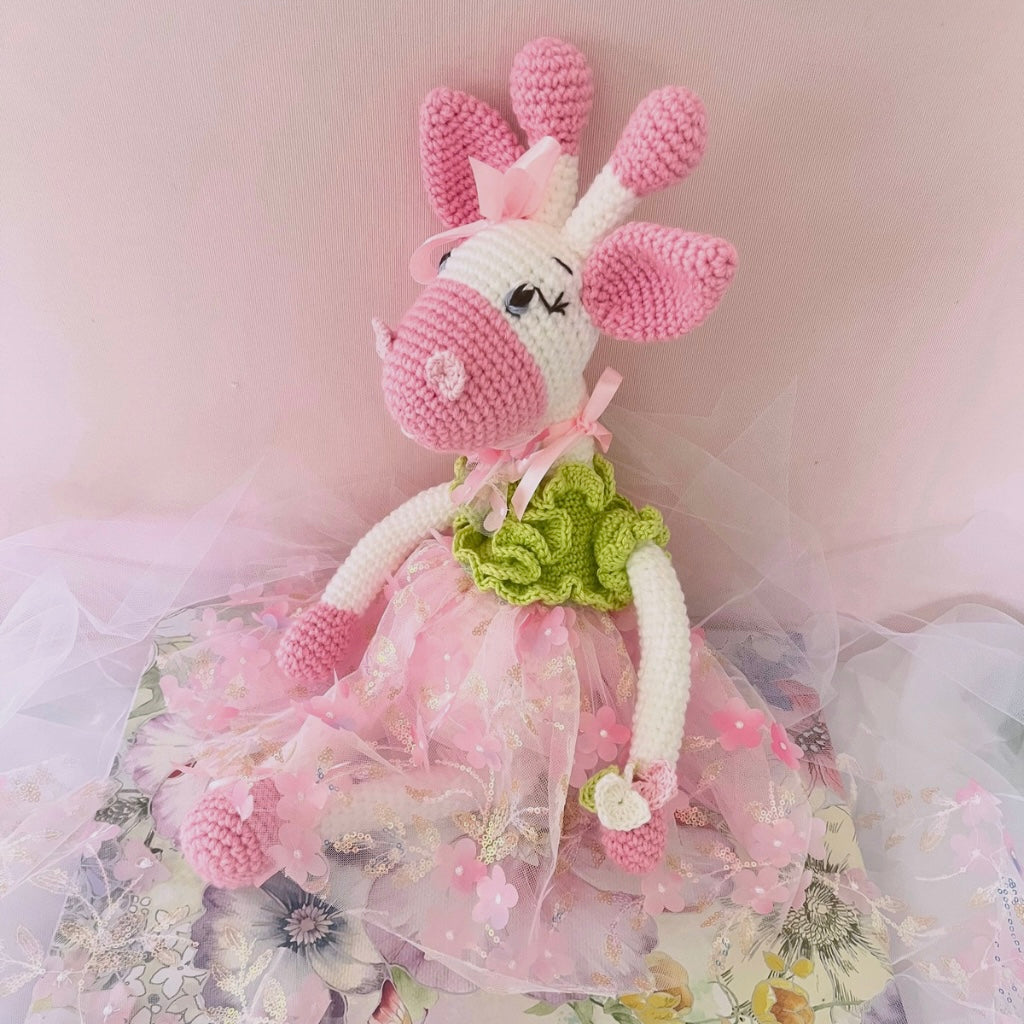 Handmade Crochet Giraffes, Sister Crochet Giraffes