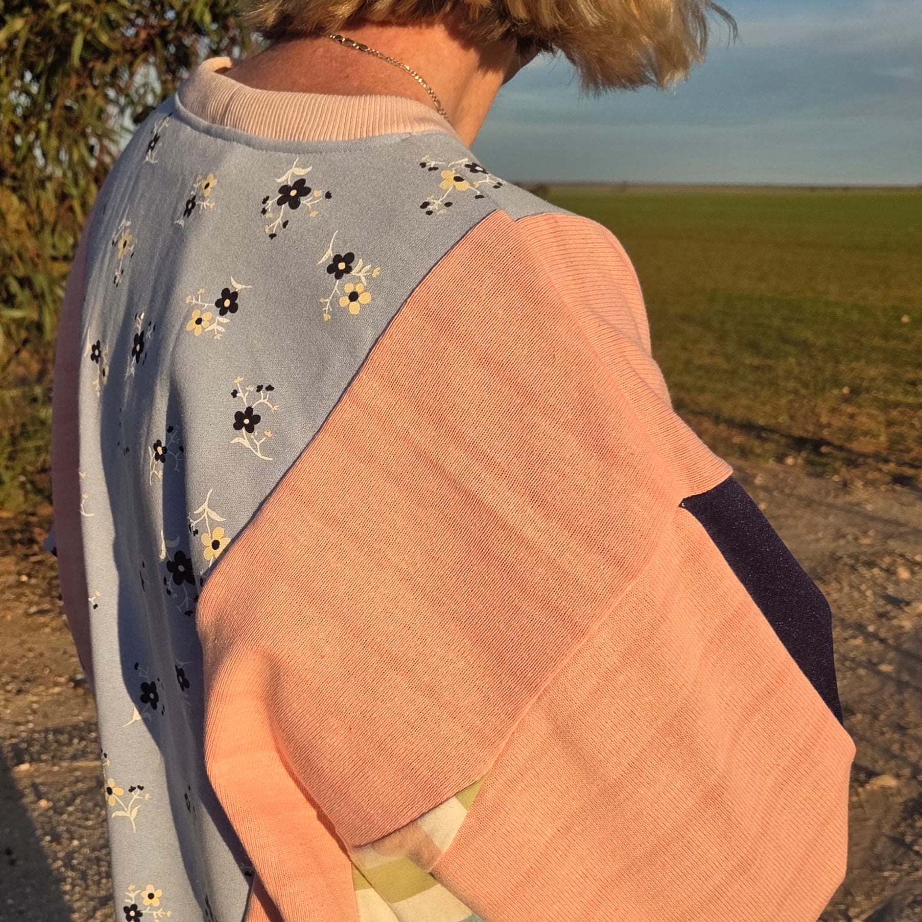 Icy Sherbert - Patchy Fleece - L/XL