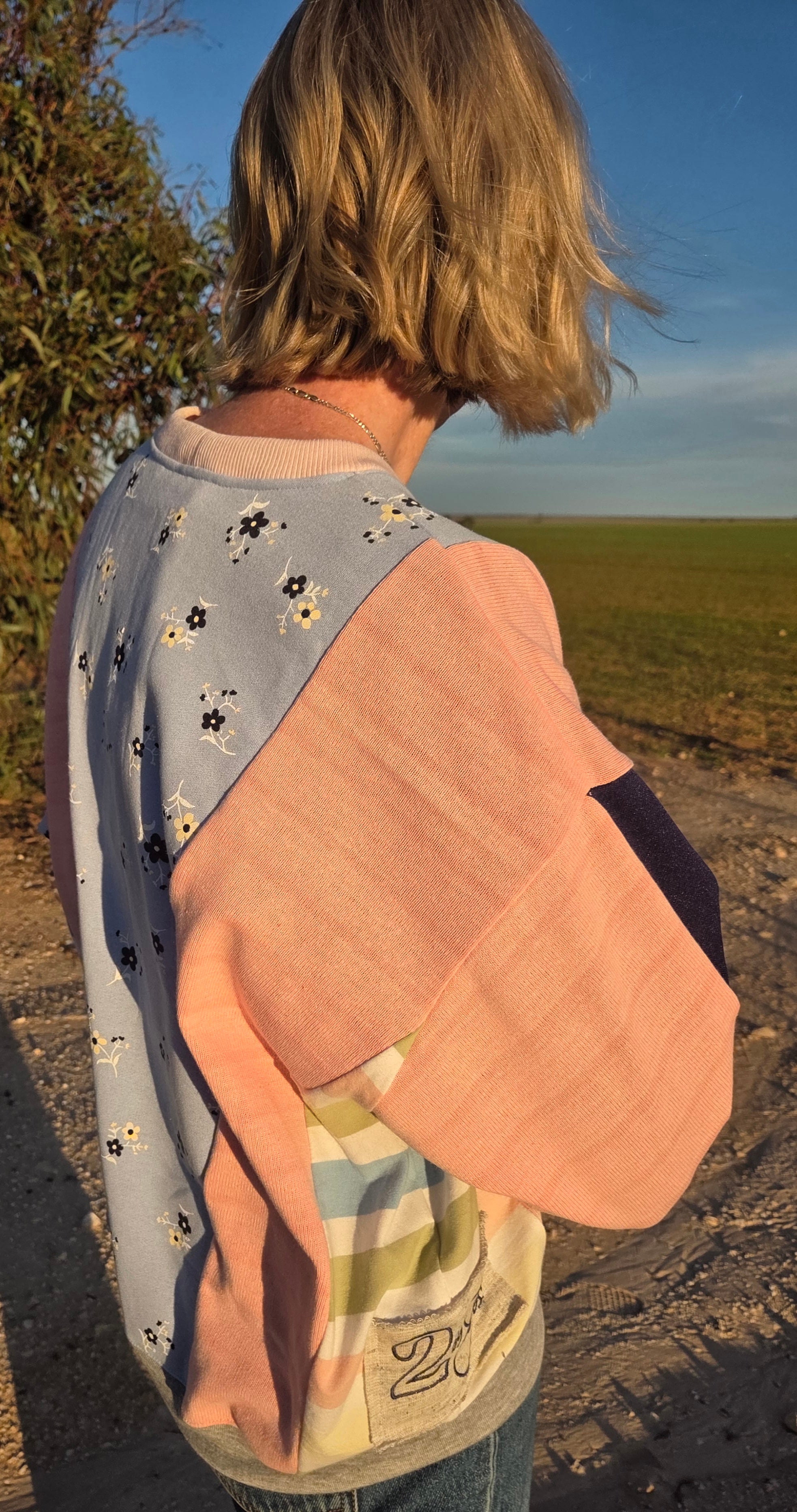 Icy Sherbert - Patchy Fleece - L/XL