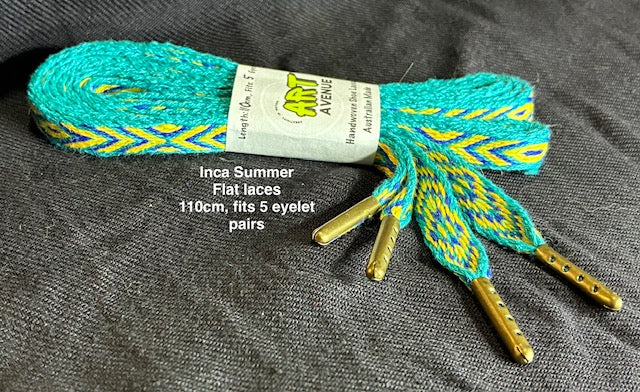 Art of the Lace - Inca Summer Shoelaces