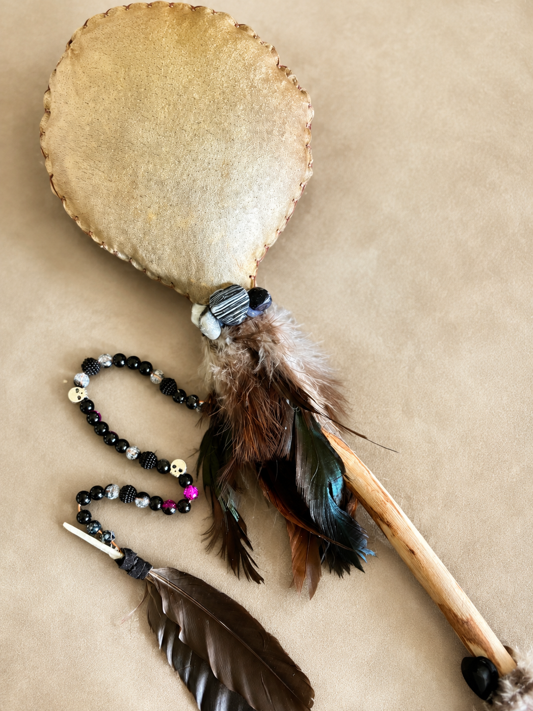 XL DEER Rattle - One of the Best! 🖤