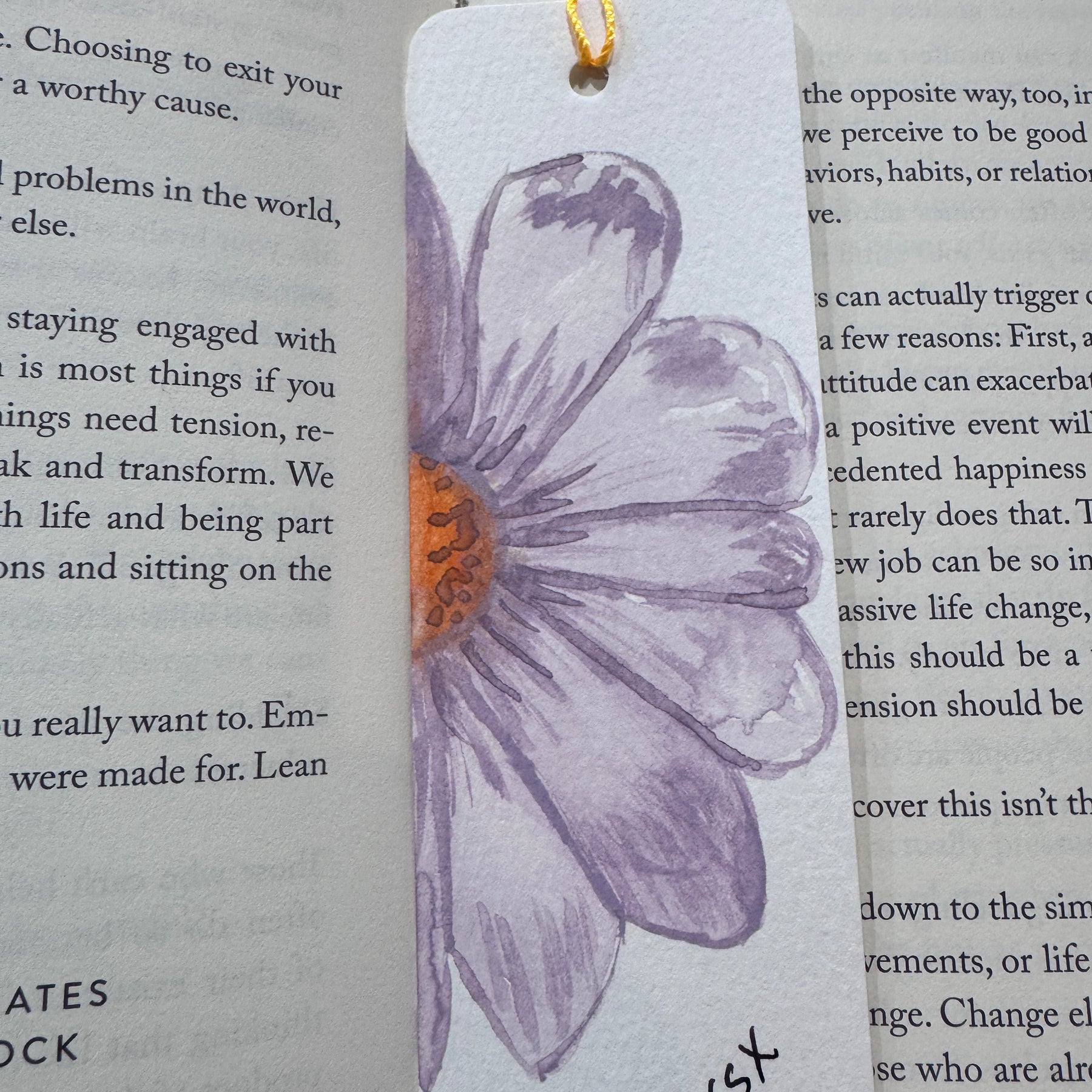 Lavender Whisper Bookmark - Floral Editions Collection