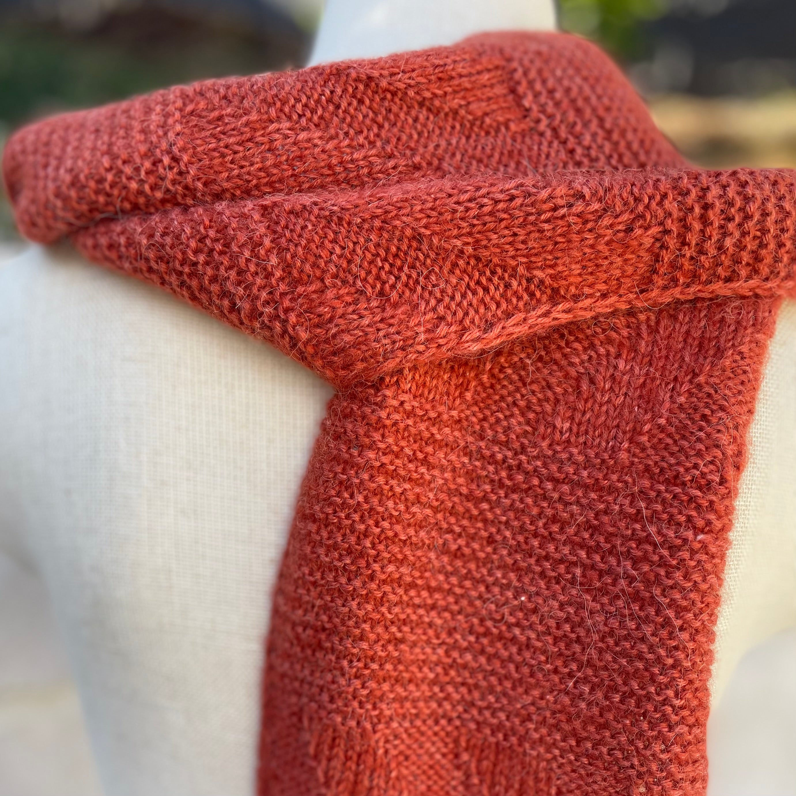 Men’s Alpaca Textured Scarf Super Soft & Warm
