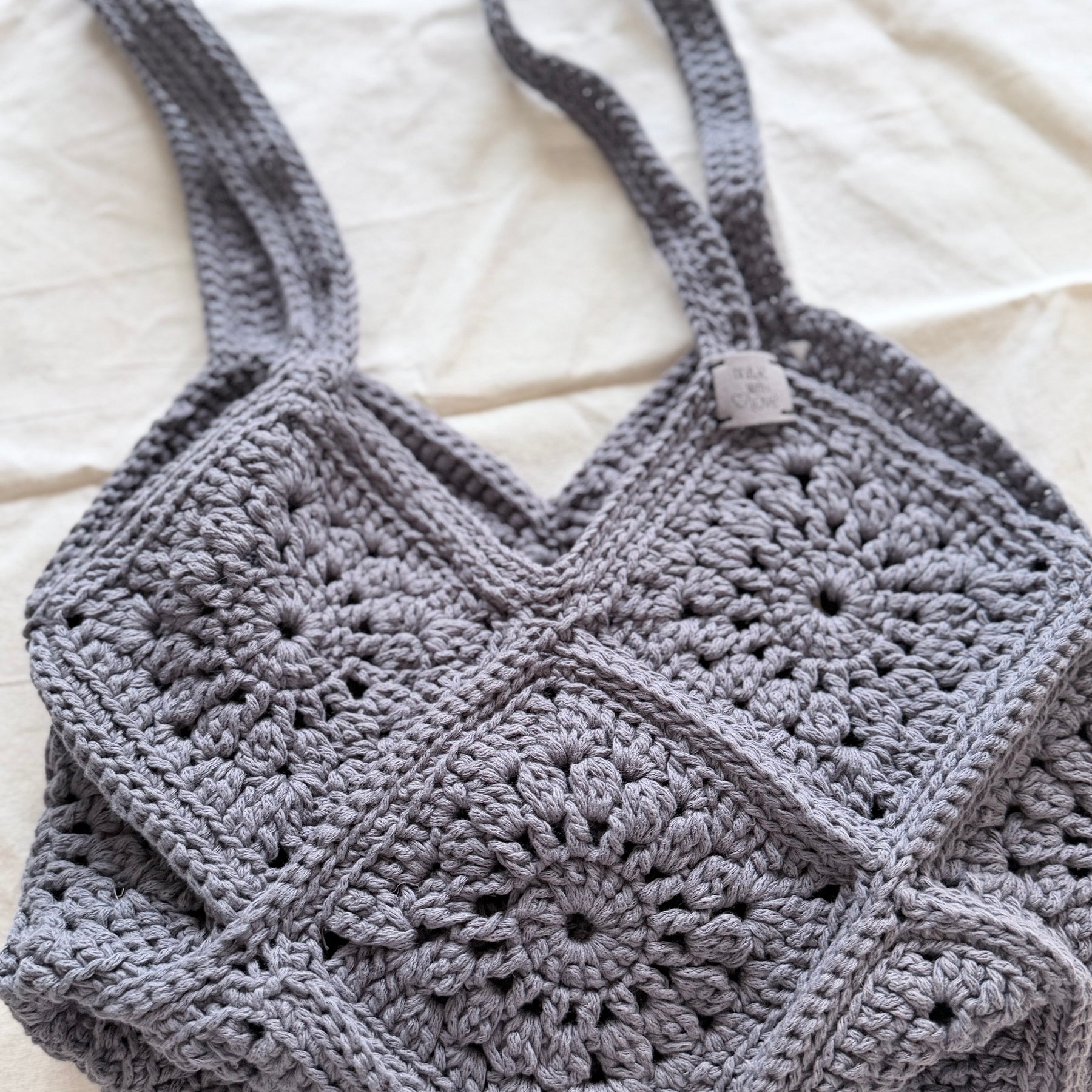 #126 Crocheted Tote/Market Bag