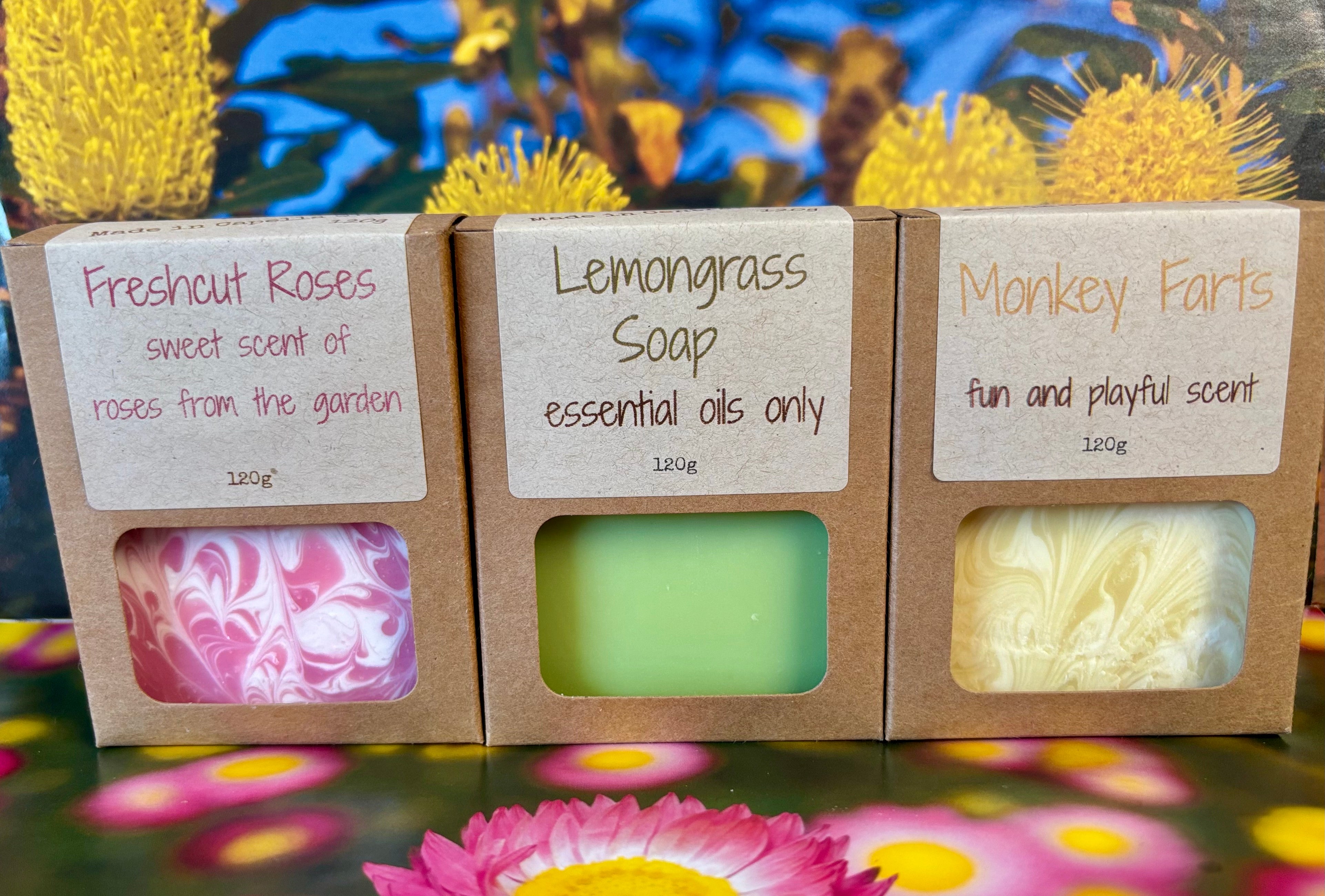 Hand Made Soap with Tallow Pack of 3