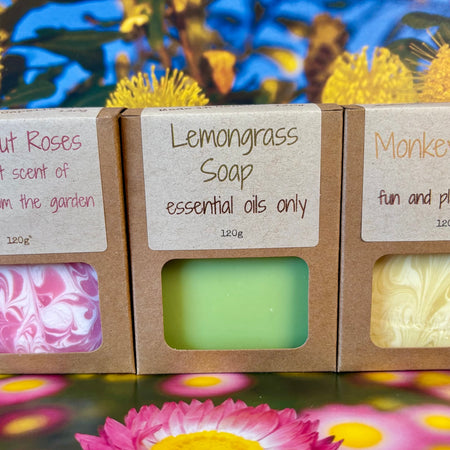 Hand Made Soap with Tallow Pack of 3
