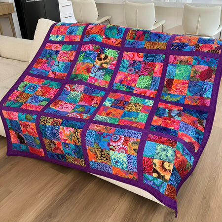 patchwork quilt handmade Australia - lap quilts