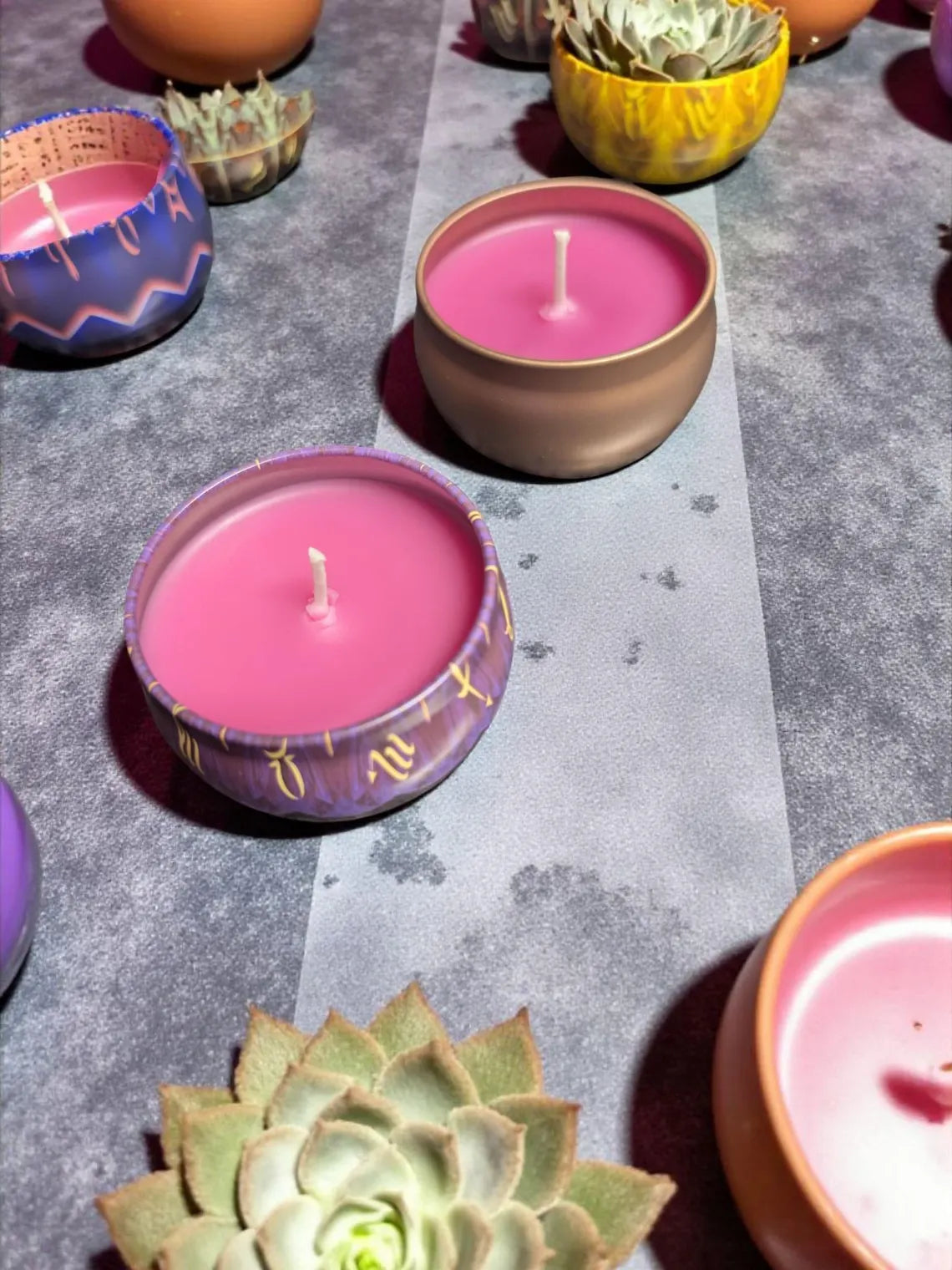 Aphrodisiac Candle - Citrus & Patchouli Blend for Drip/ Massage Handpoured small