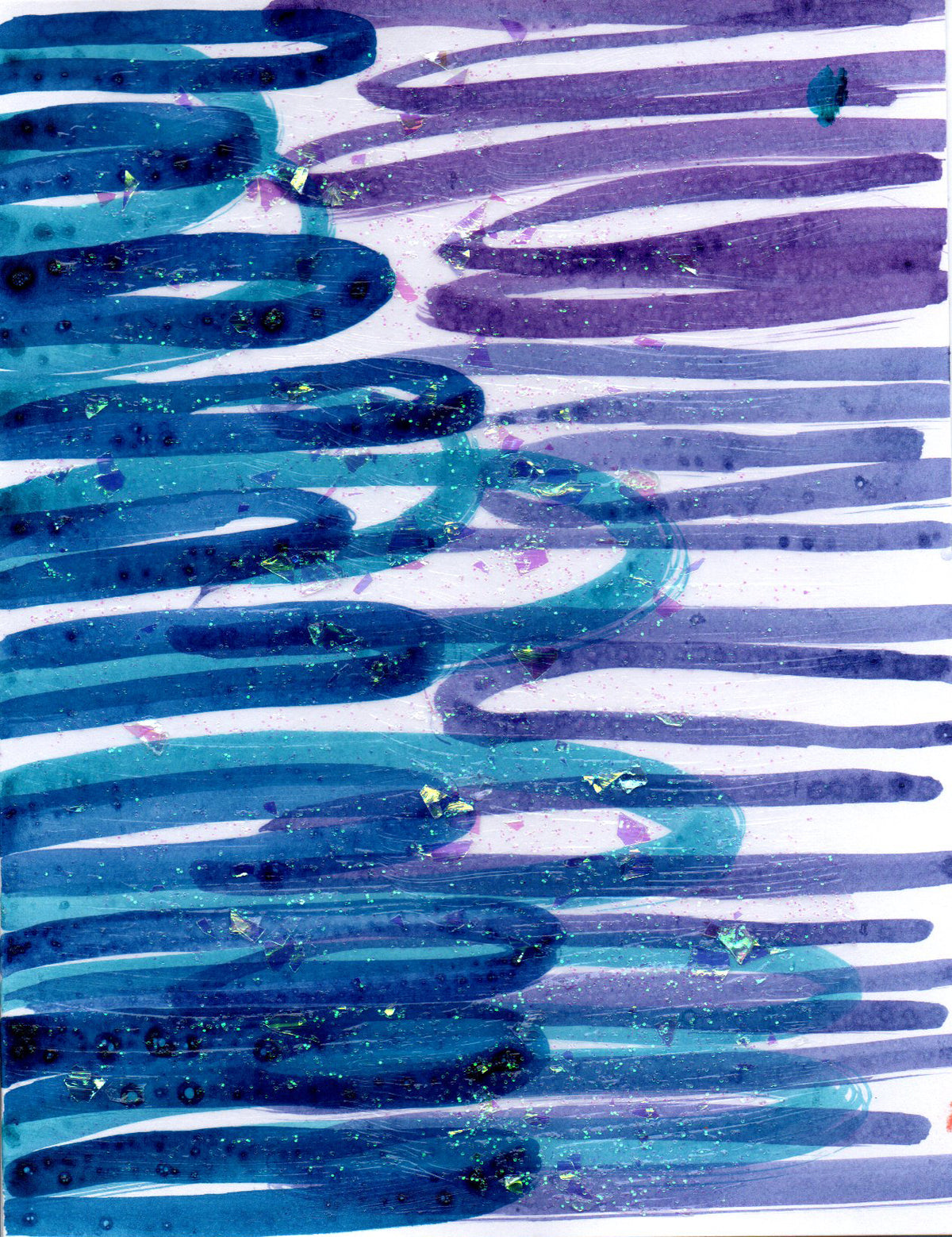 Hand Painted Greeting Cards: 5-pack