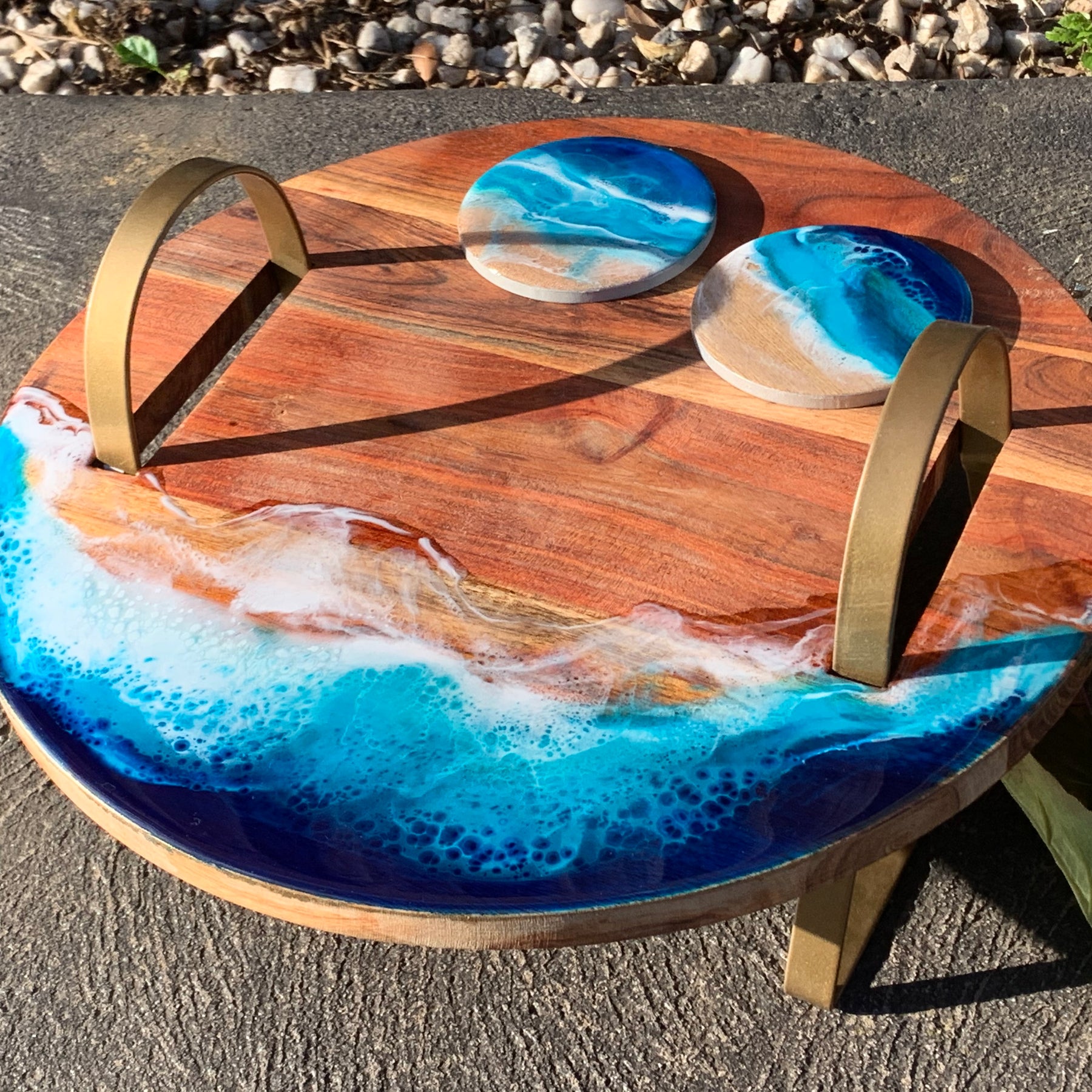 Waves | serving board | ocean | charcuterie board | gift ideas | homewares | Father’s Day gift