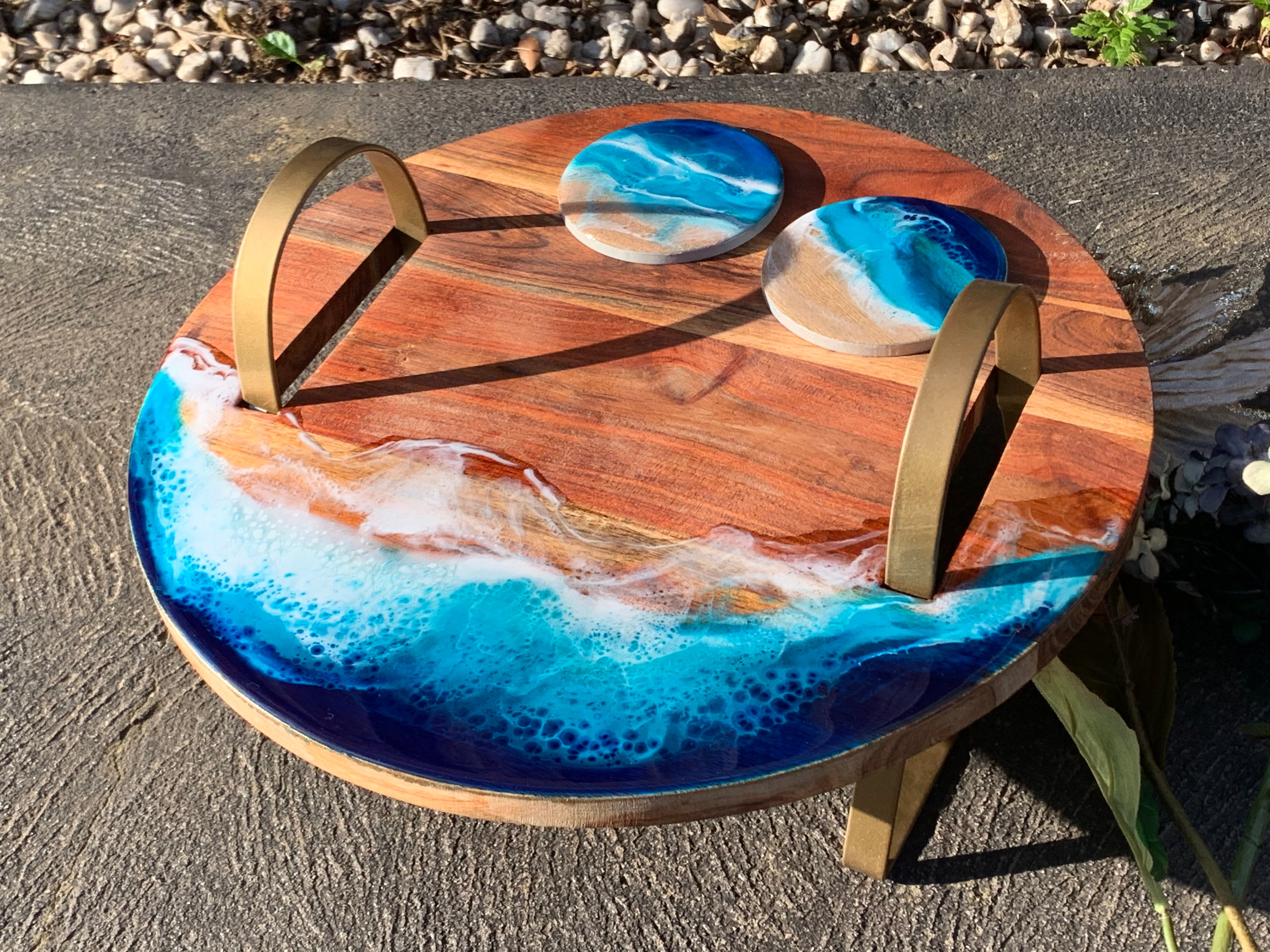 Waves | serving board | ocean | charcuterie board | gift ideas | homewares | Father’s Day gift