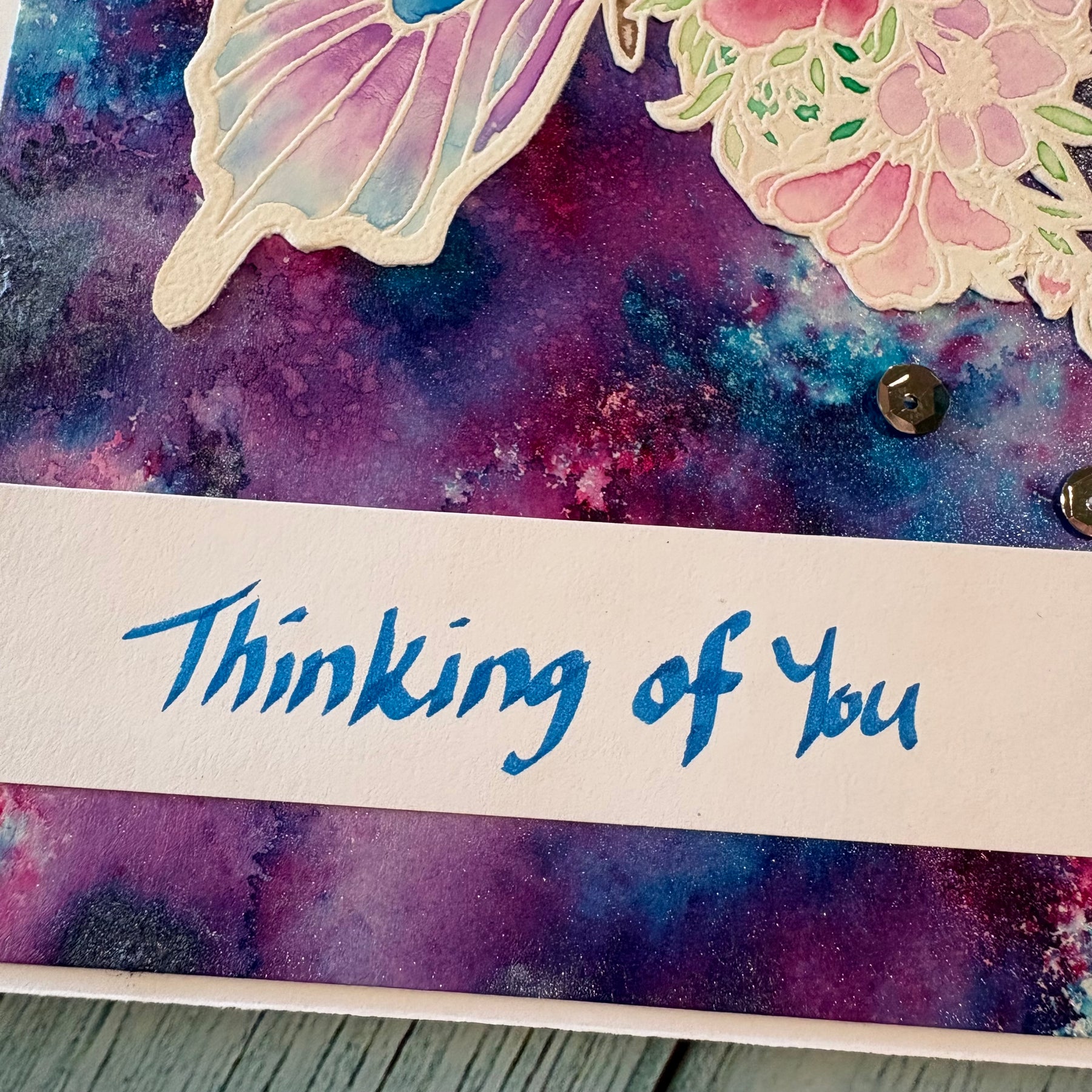 Watercolour Butterfly Greeting Card