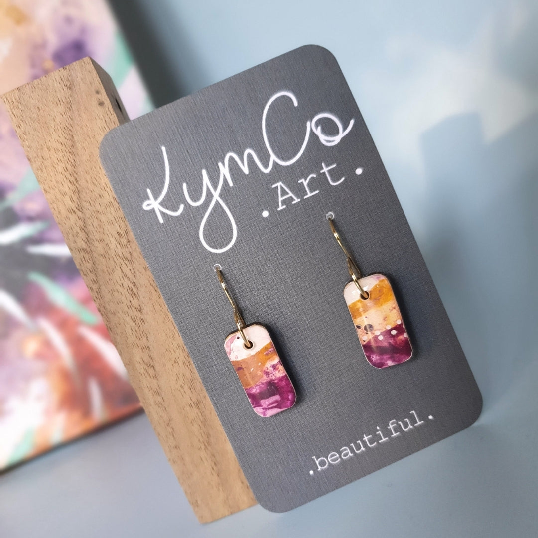 The Mulberry Skies Collection | Art Earrings | Studs & Small Dangles