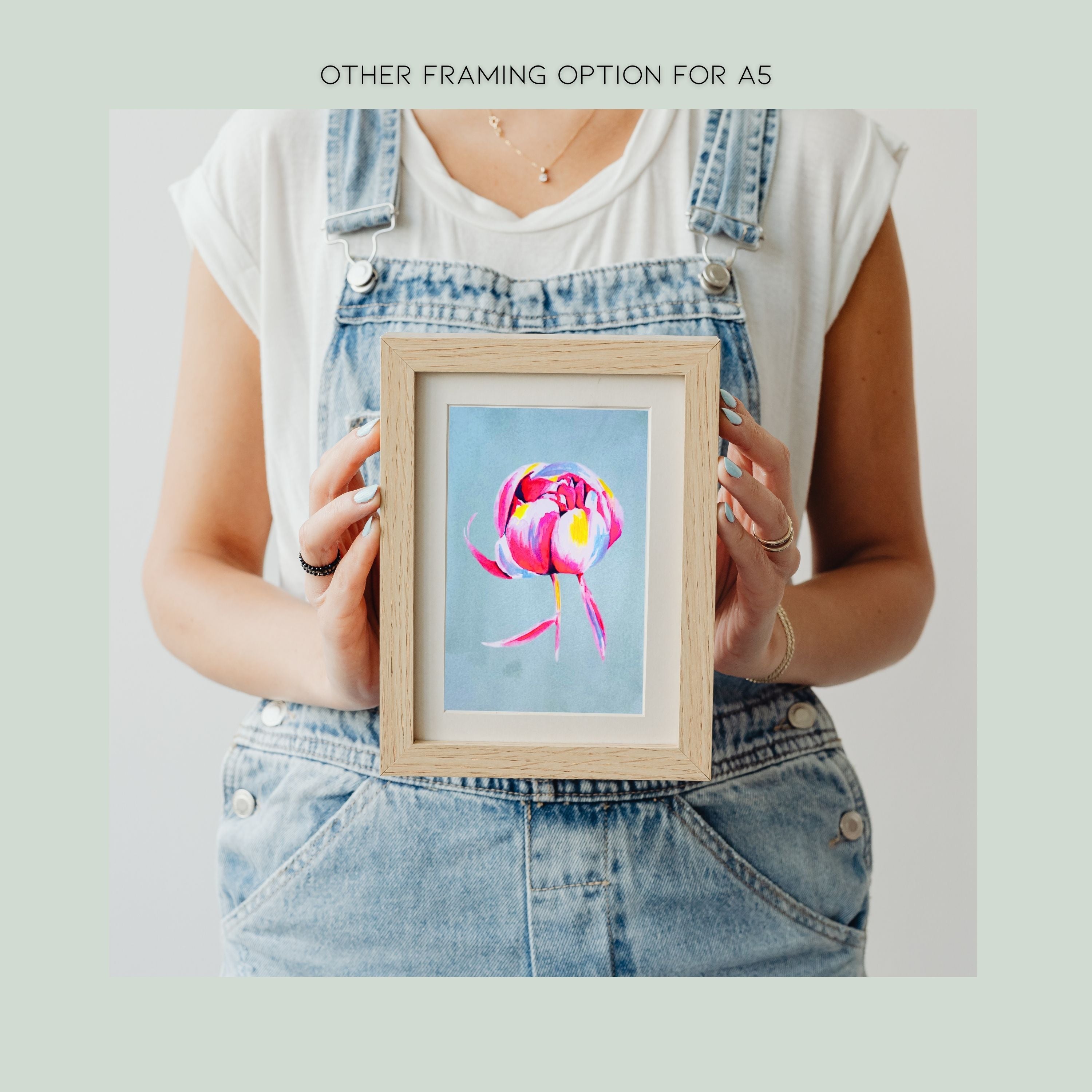 "Blushing Promise" | Handmade | Gift for Her | Archival Botanical Wall Art Print | Original Floral Watercolour Painting | A5 Print | Free Shipping