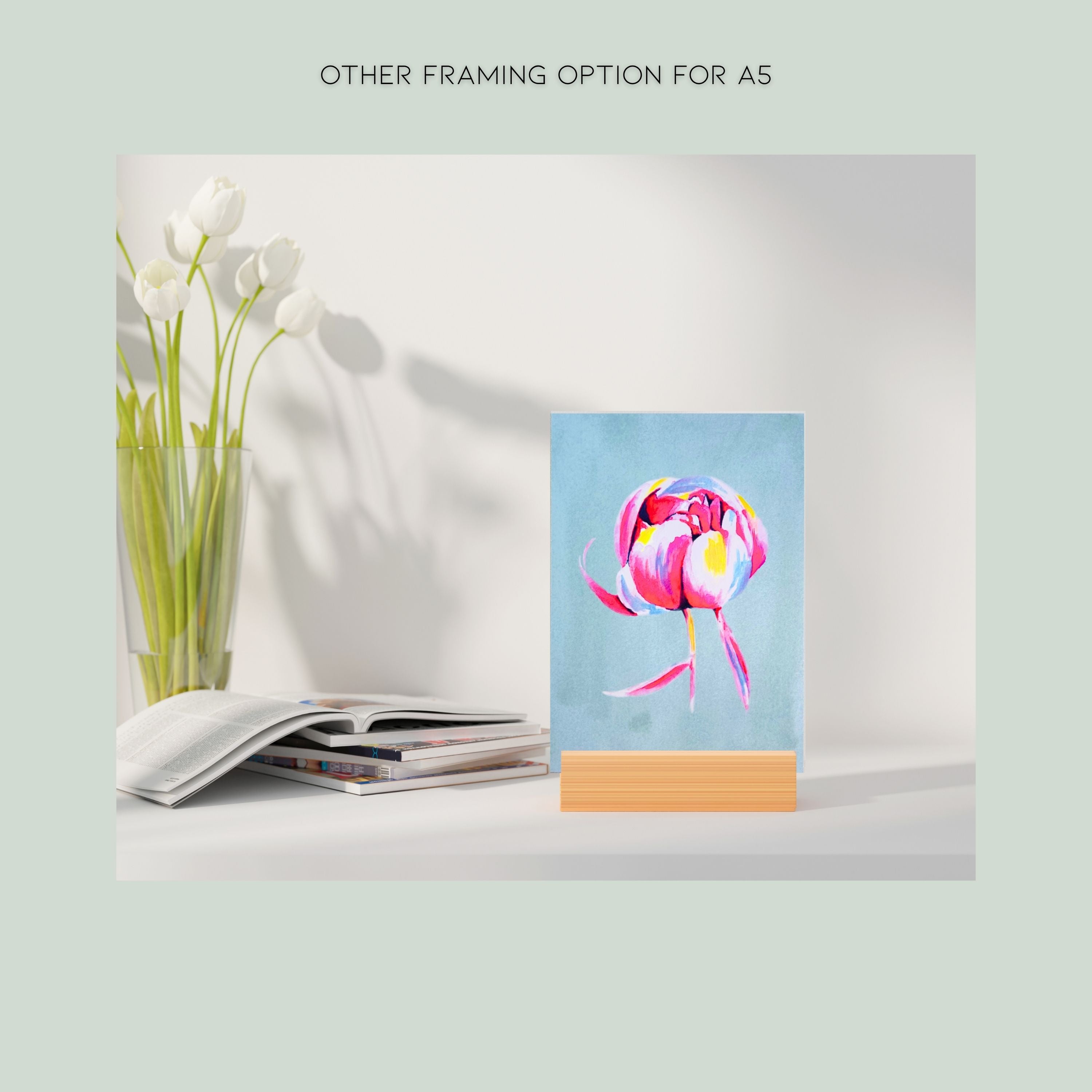 "Blushing Promise" | Handmade | Gift for Her | Archival Botanical Wall Art Print | Original Floral Watercolour Painting | A5 Print | Free Shipping