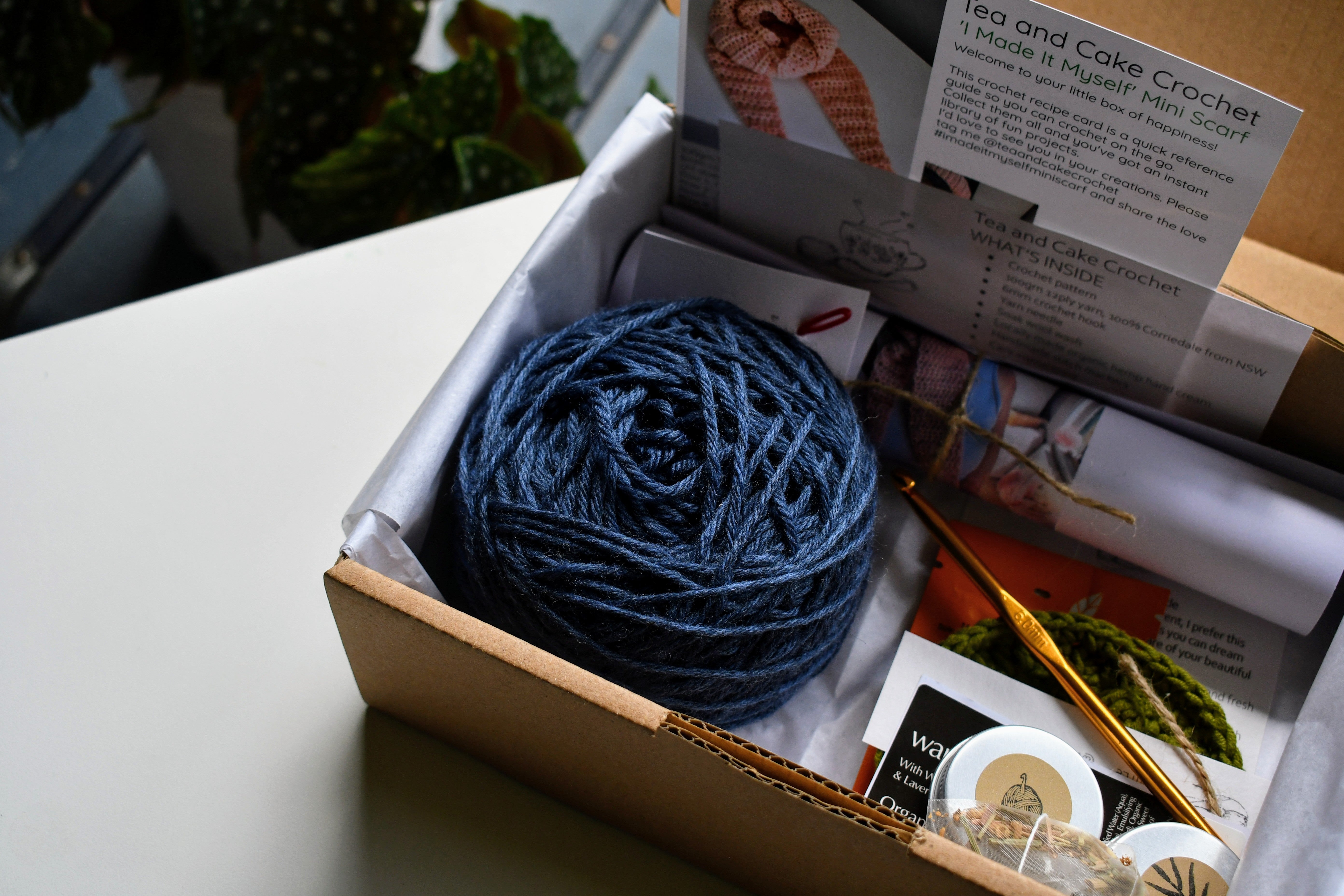 Crochet Kit DIY Beginner Friendly Fun Project Scarf Easy To Learn