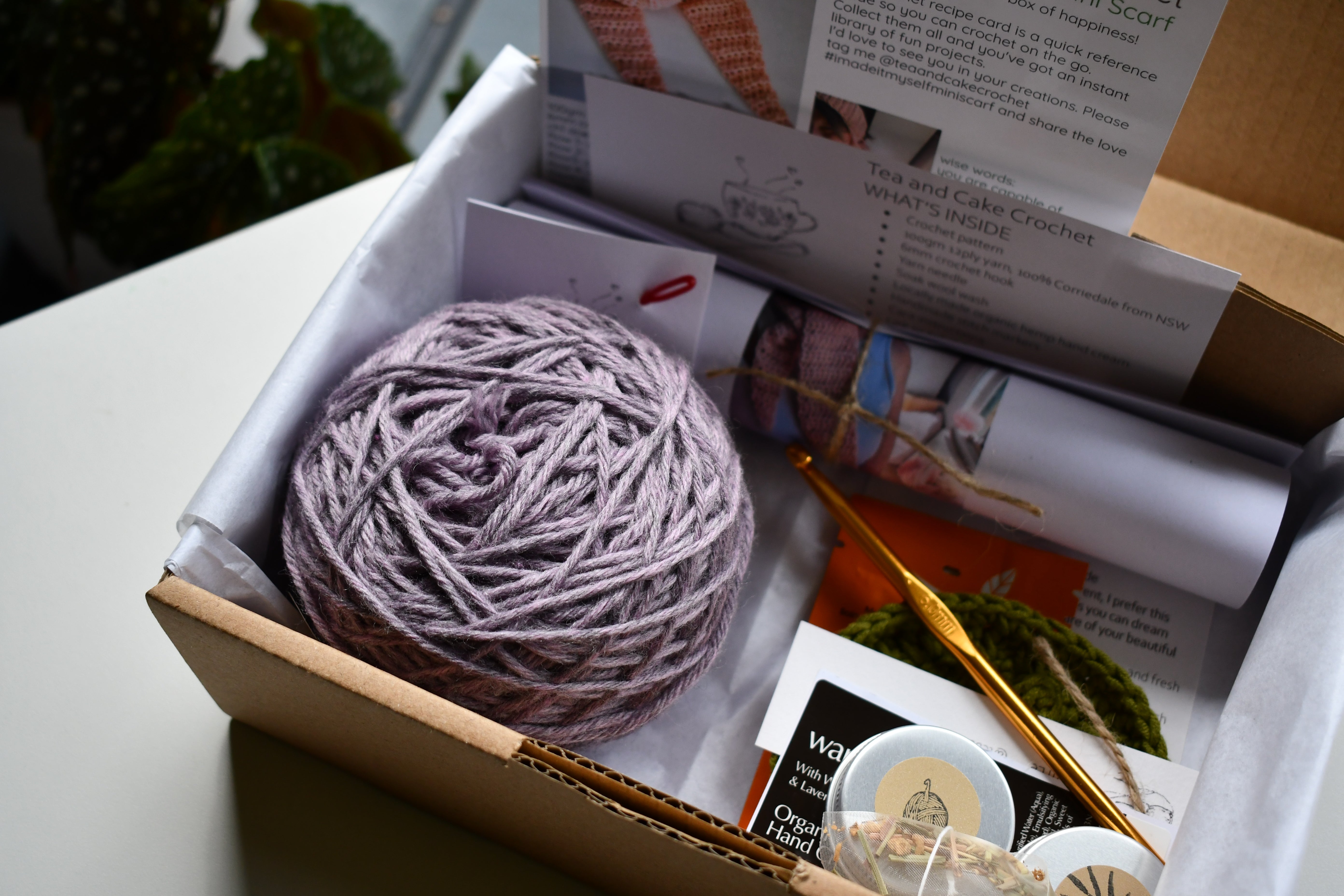 Crochet Kit DIY Beginner Friendly Fun Project Scarf Easy To Learn