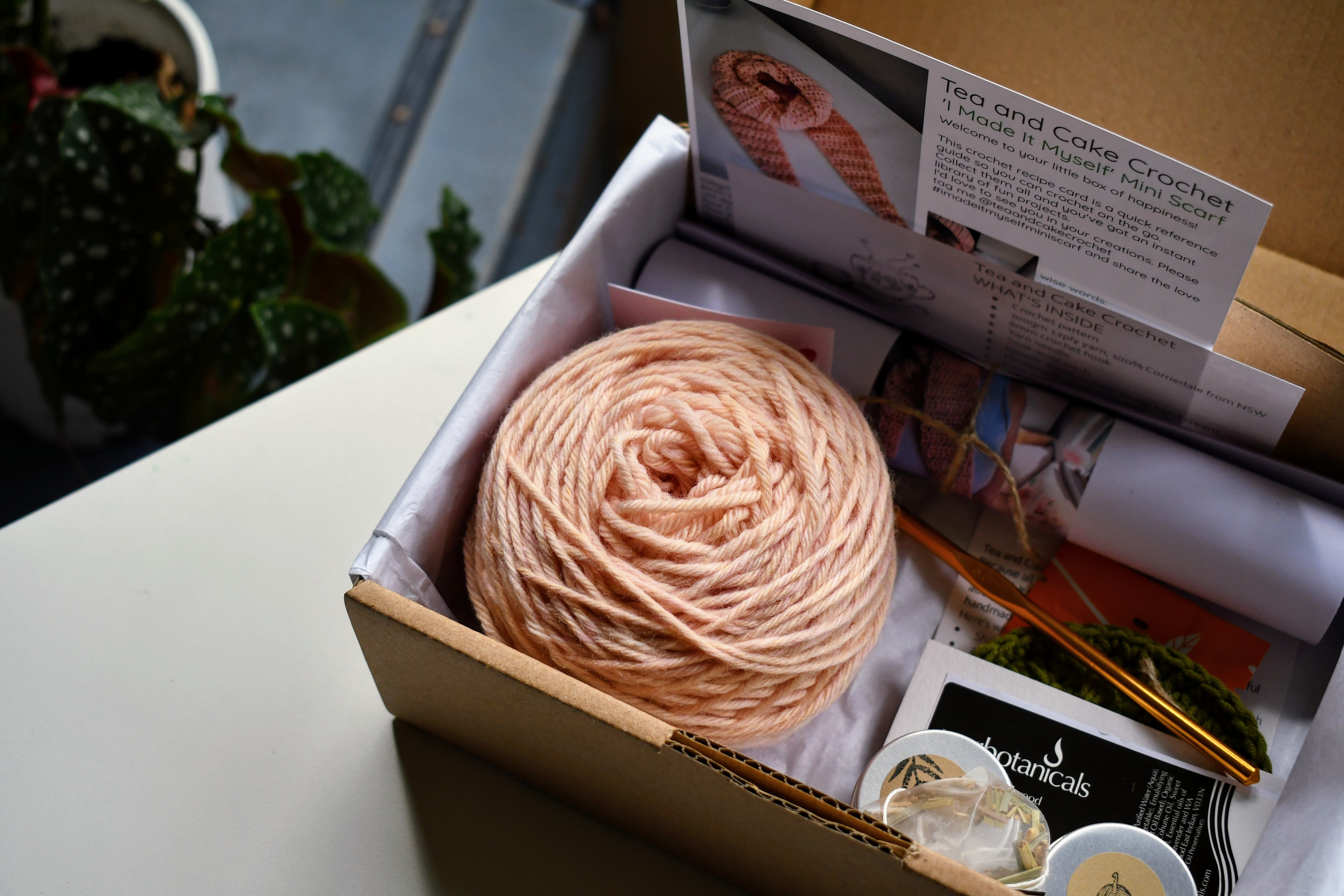 Crochet Kit DIY Beginner Friendly Fun Project Scarf Easy To Learn