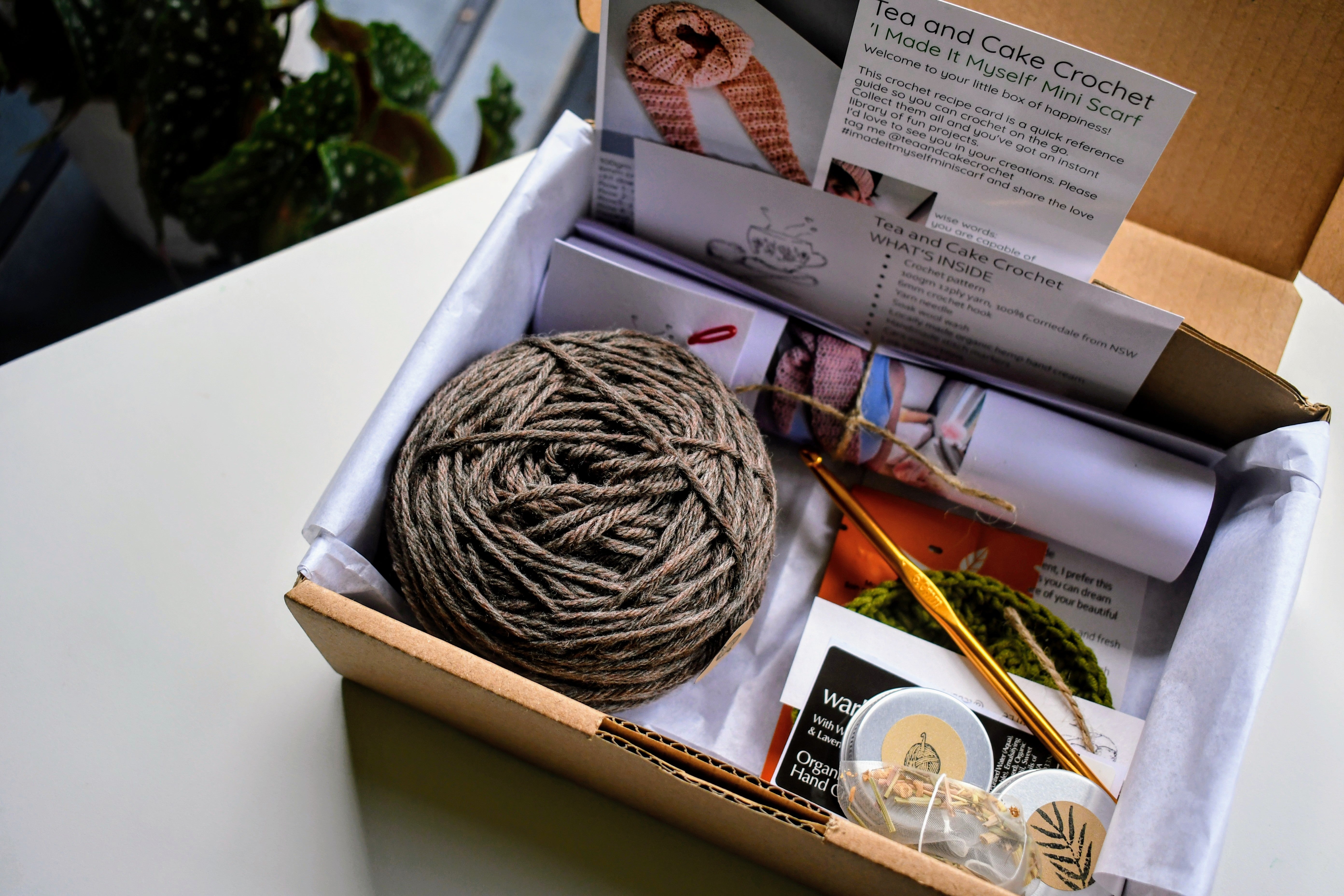 Crochet Kit DIY Beginner Friendly Fun Project Scarf Easy To Learn