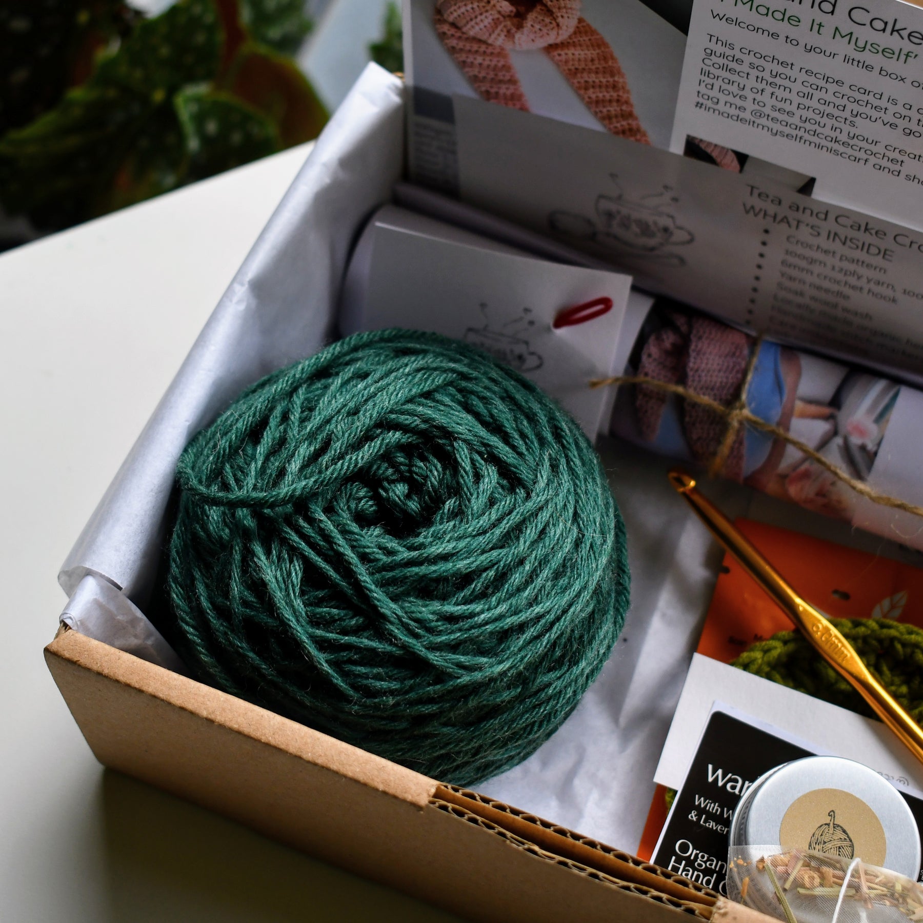 Crochet Kit DIY Beginner Friendly Fun Project Tapered Scarf Easy To Learn