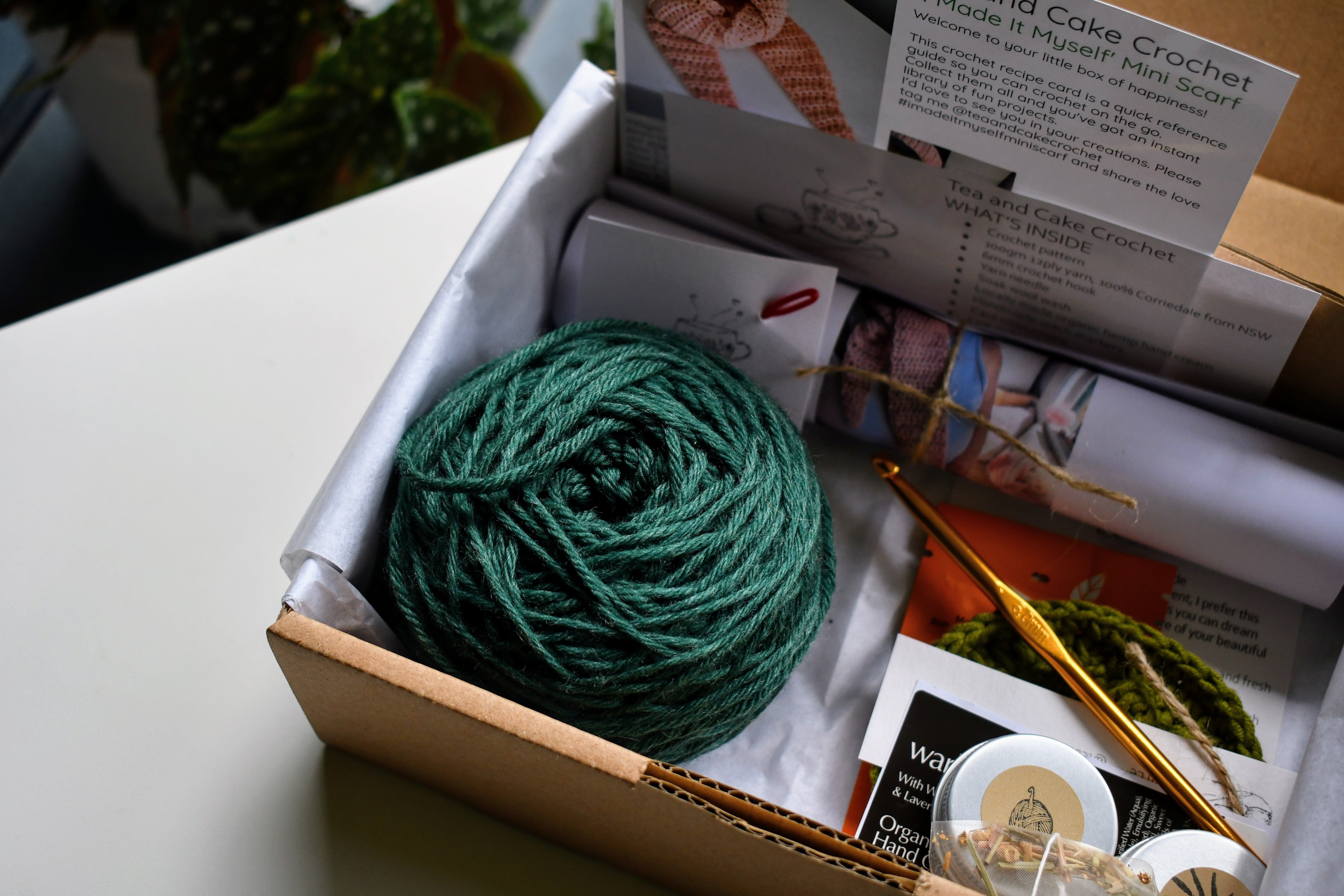 Crochet Kit DIY Beginner Friendly Fun Project Scarf Easy To Learn