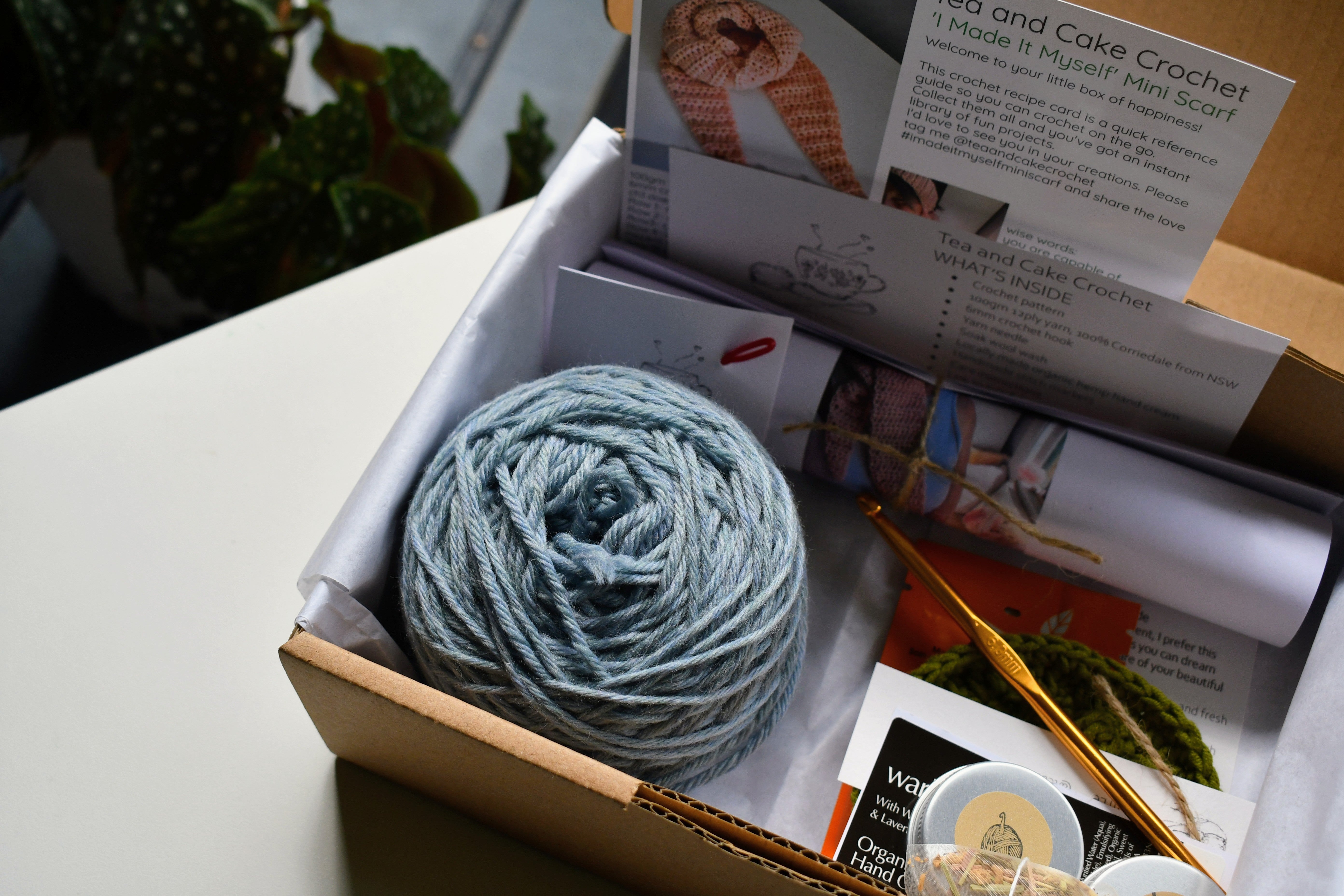 Crochet Kit DIY Beginner Friendly Fun Project Scarf Easy To Learn