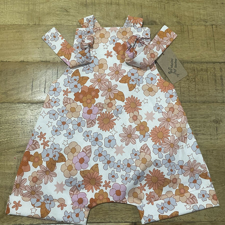 Autumn Flowers Overalls/Rompers