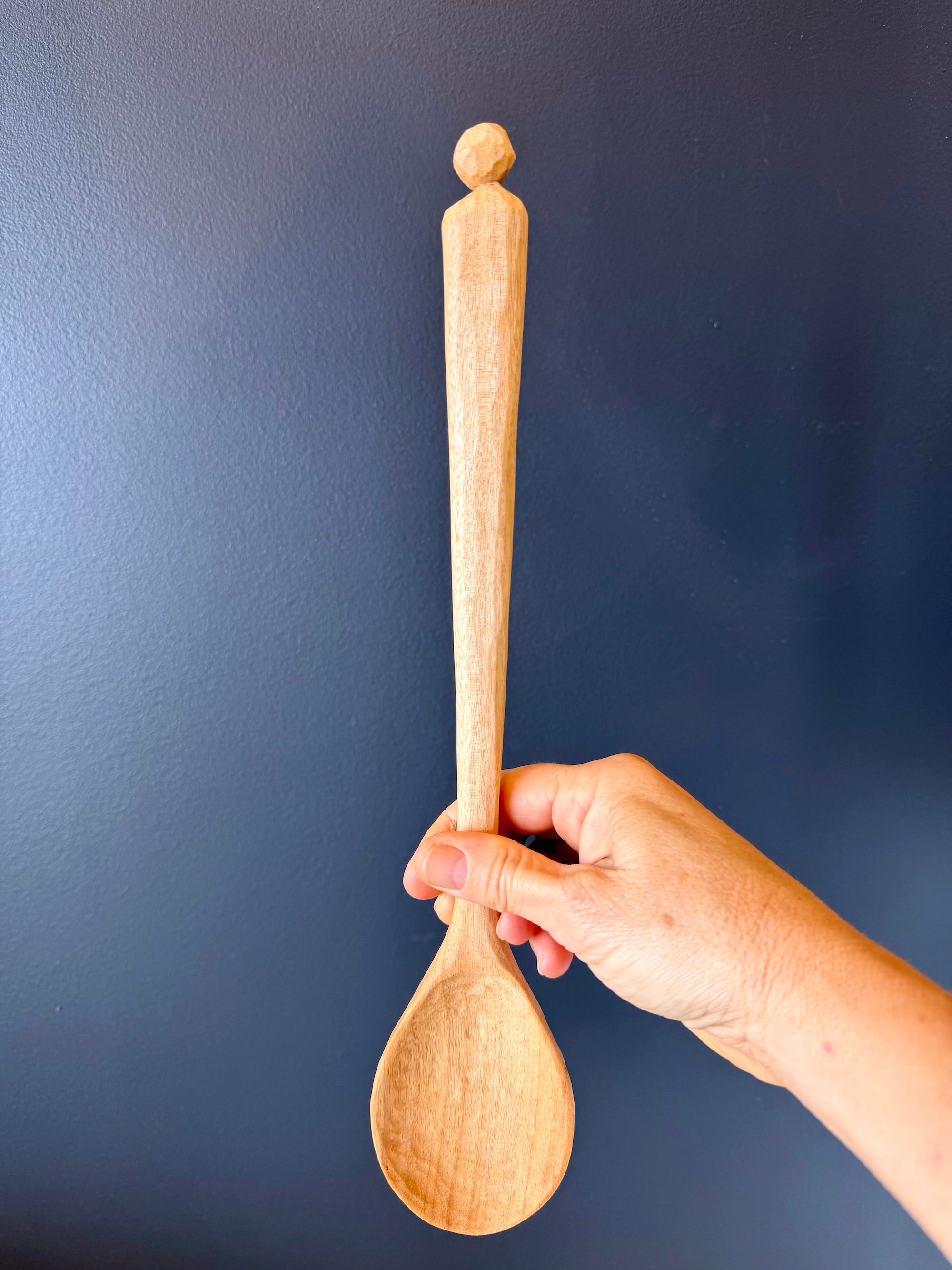 Handmade Wooden Cooking Spoon - "The Country Cooker"
