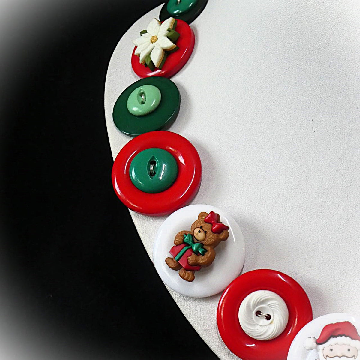 Christmas necklace - Santa and Friends